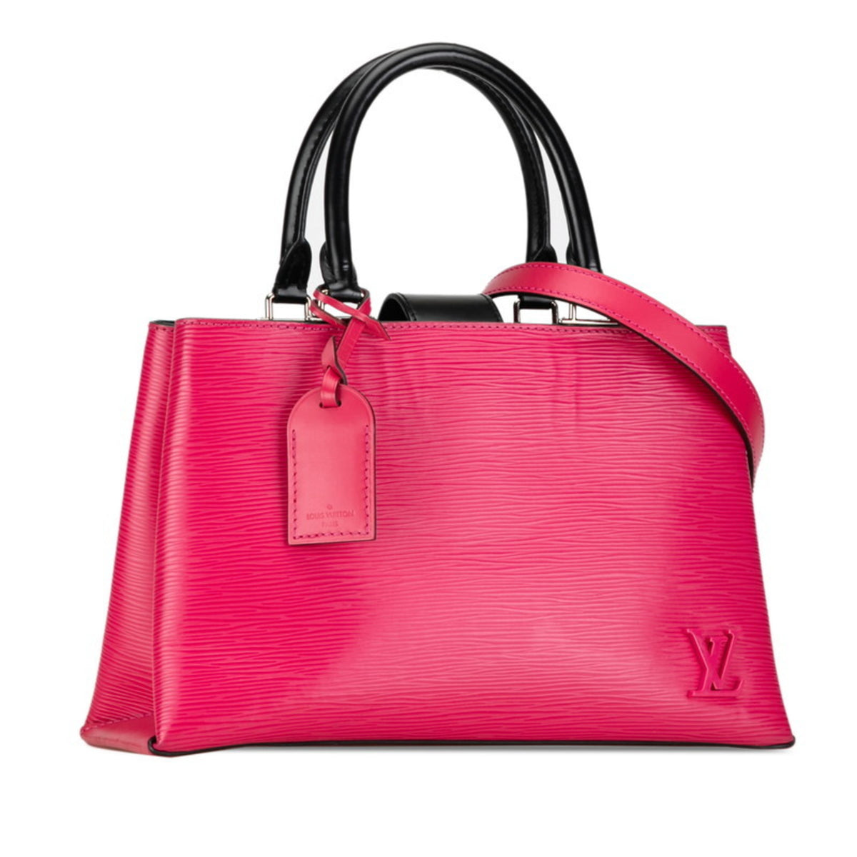 Louis Vuitton Hot Pink Leather Handbag Shoulder Bag (Pre-Owned)