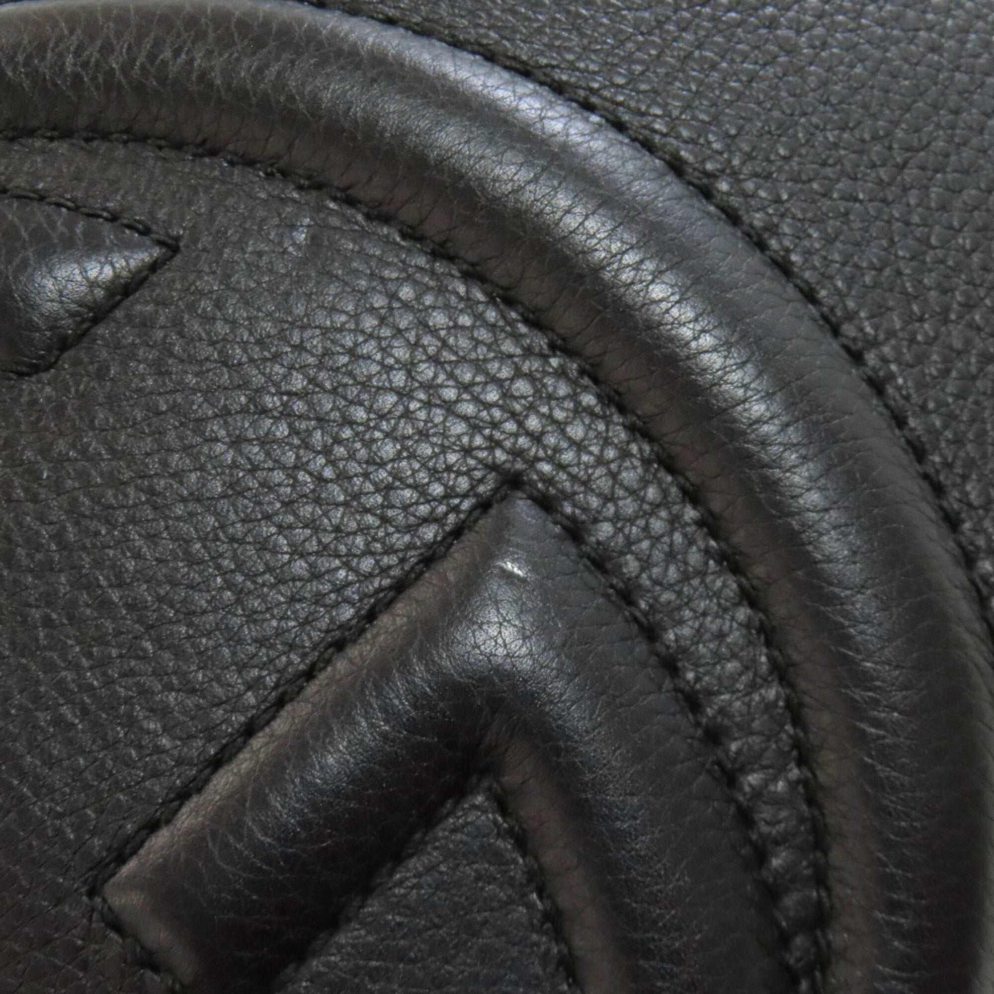 Gucci Black Leather Tote Bag (Pre-Owned)