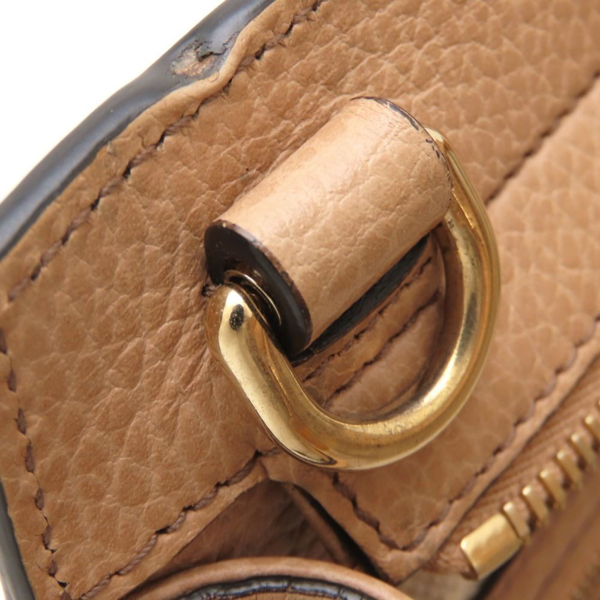 Gucci Beige Leather Handbag (Pre-Owned)