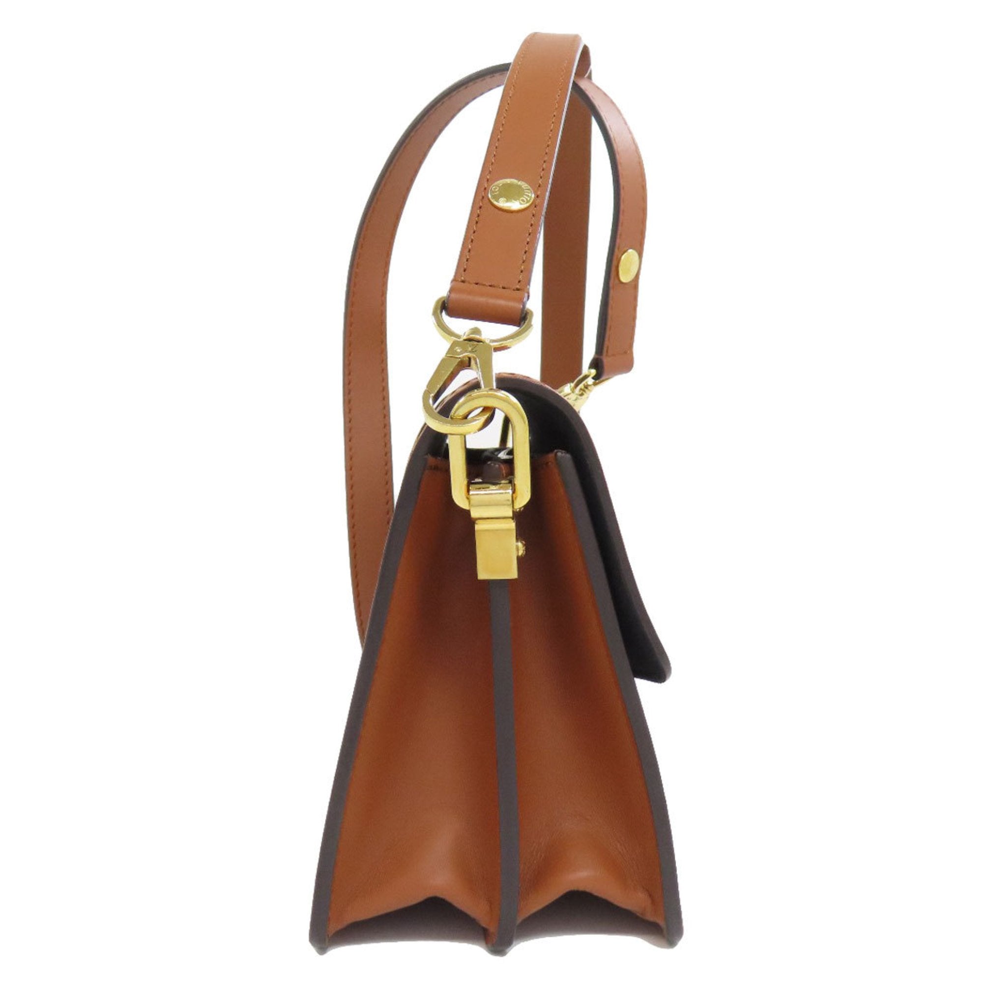 Louis Vuitton Brown Monogram Reverse Shoulder Bag (Pre-Owned)