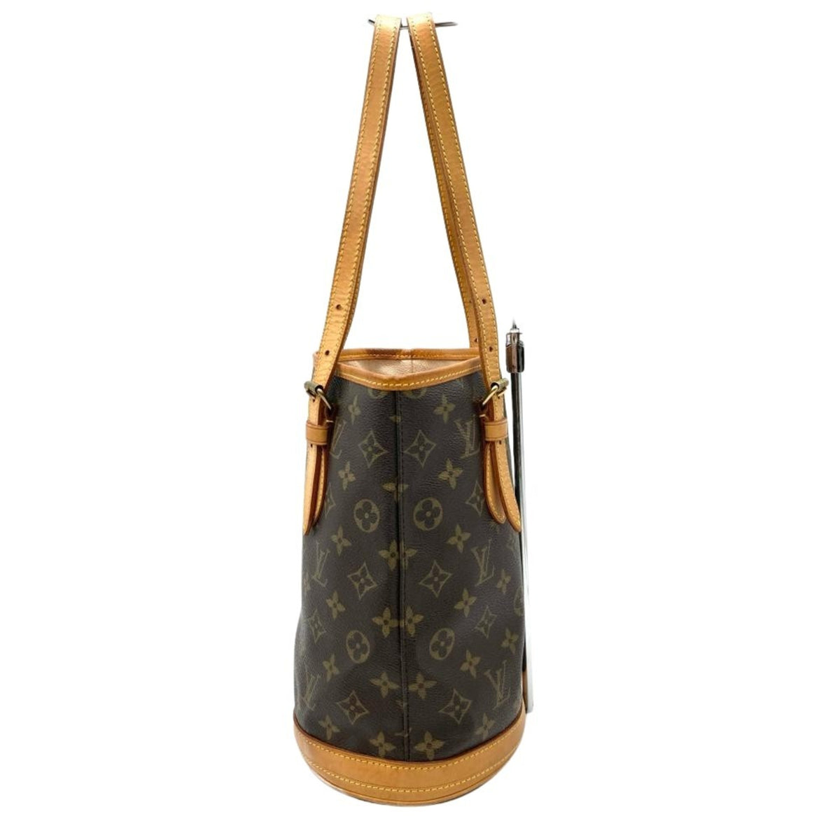 Louis Vuitton Brown Monogram Canvas Handbag Tote Bag (Pre-Owned)