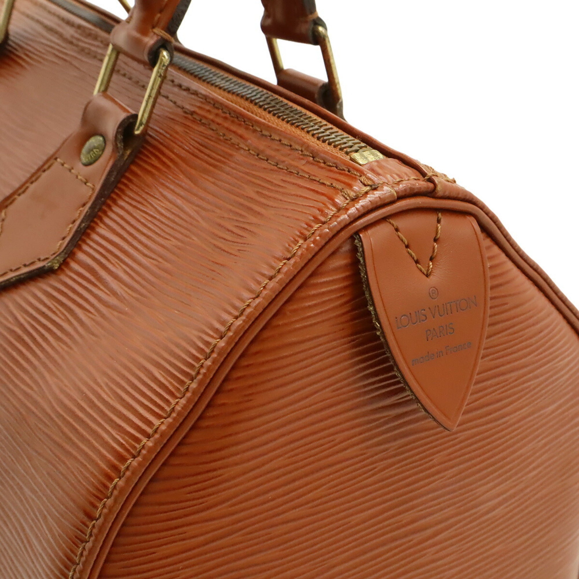 Louis Vuitton Epi Kenyan Brown Epi Leather Handbag (Pre-Owned)