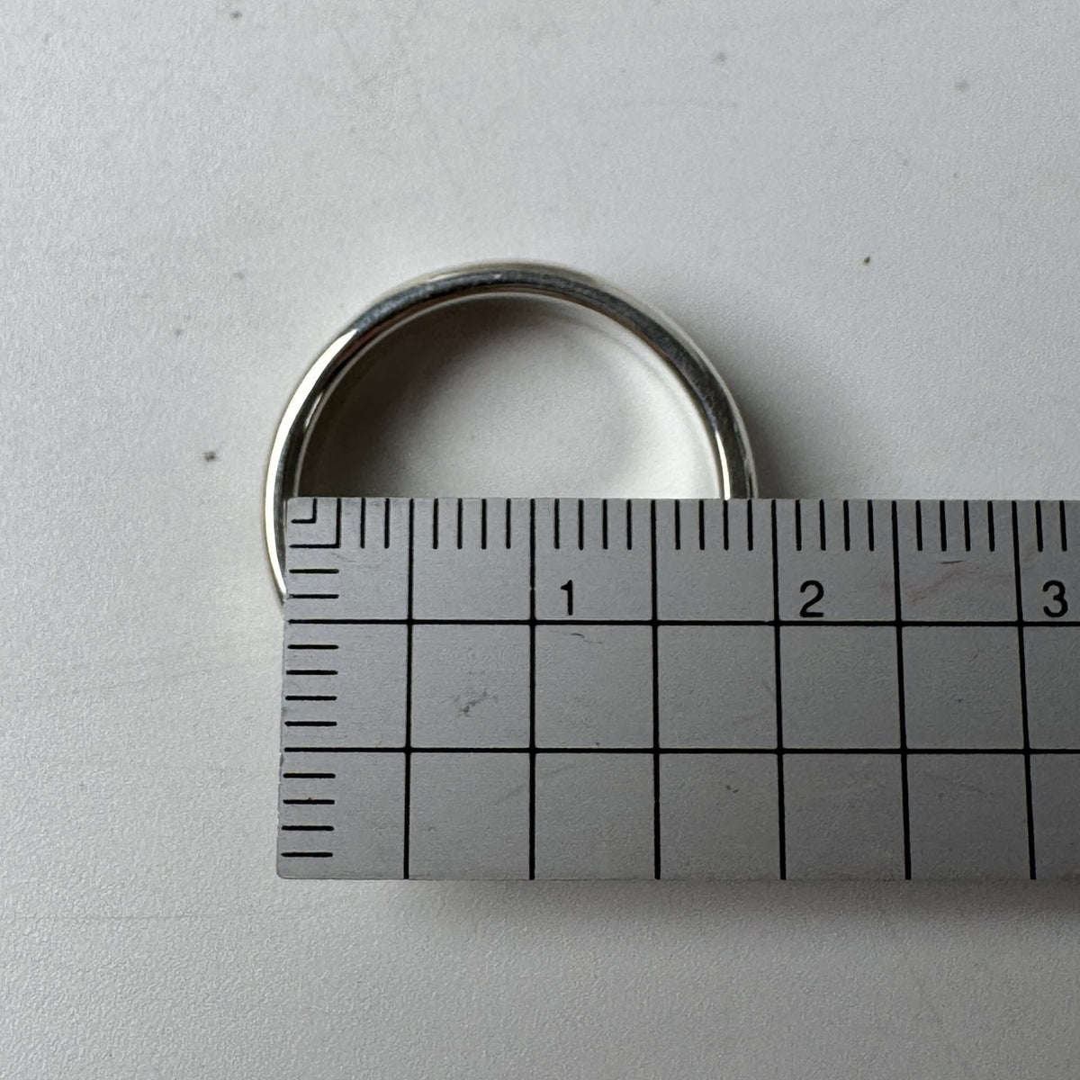 Tiffany Silver Silver 925 Band Ring (Pre-Owned)