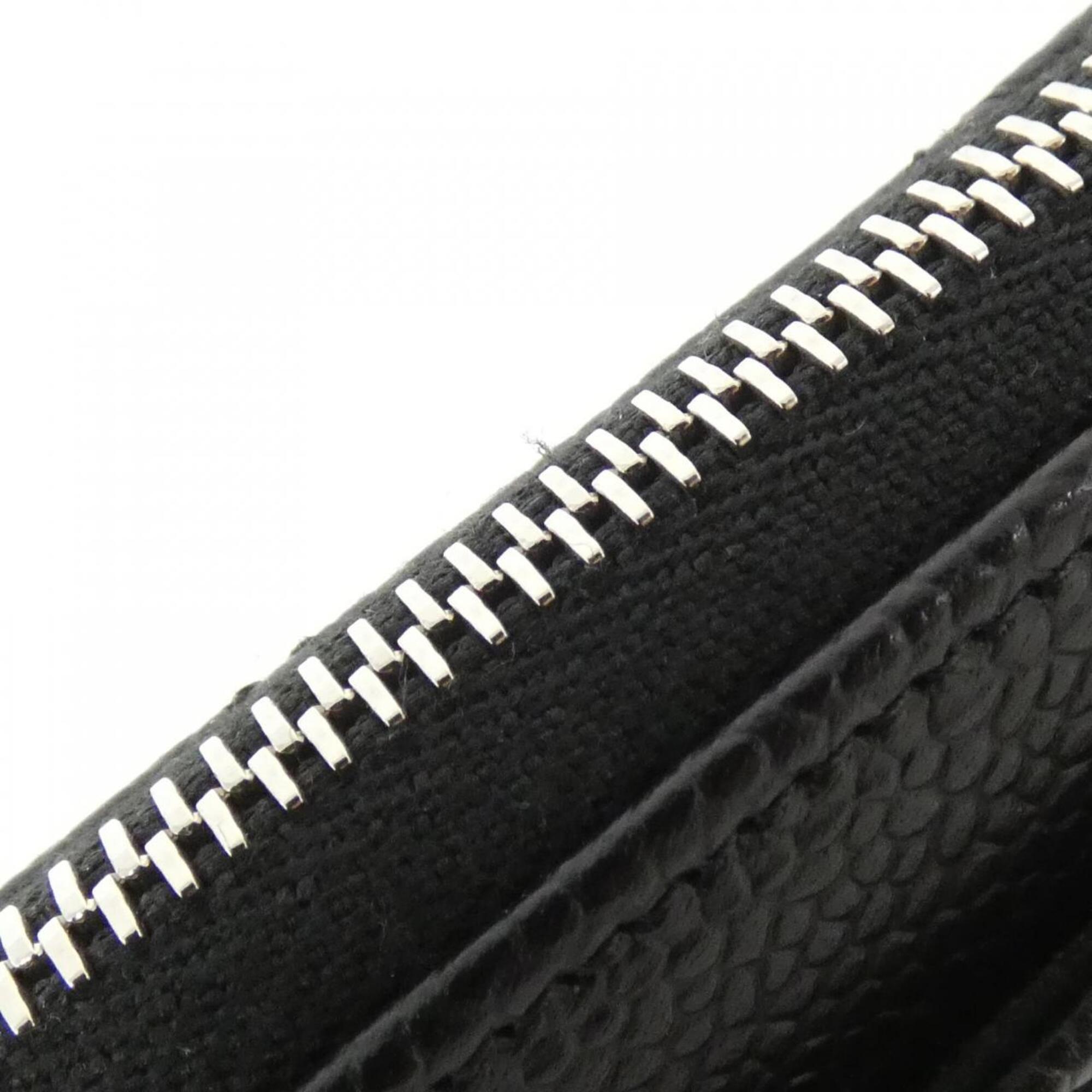 Chanel Black Grained Calfskin Coin Purse/Coin Case (Pre-Owned)
