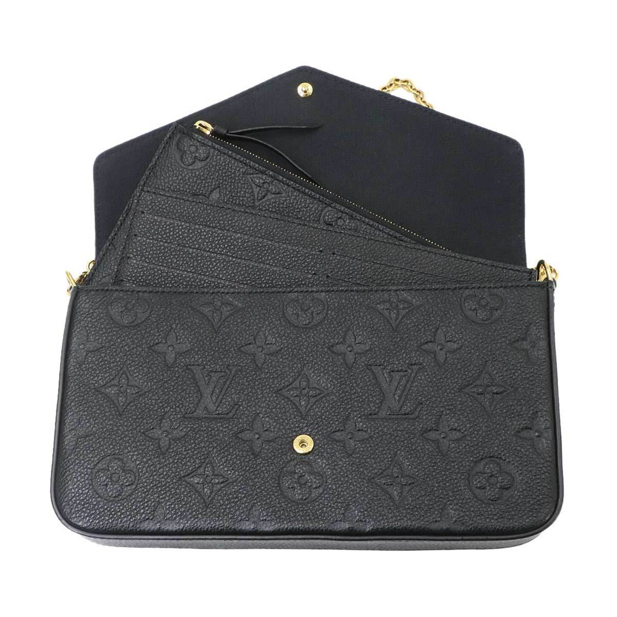 Louis Vuitton Noir Monogram Empreinte Pochette (Pre-Owned)