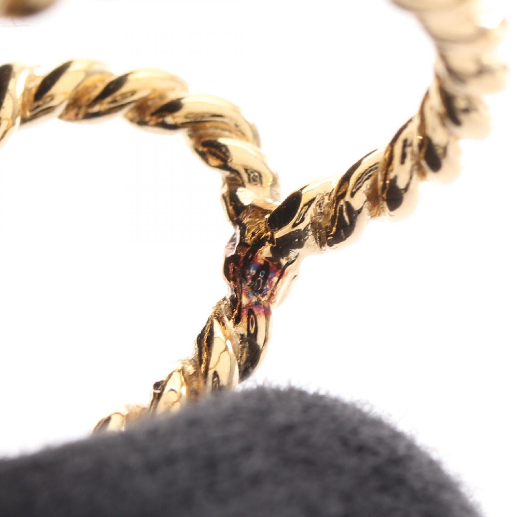 Louis Vuitton Gold Pink Gold Plating Band Ring (Pre-Owned)