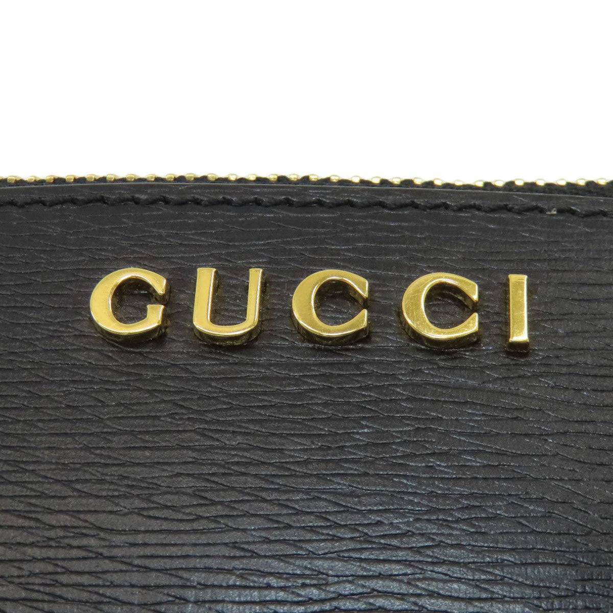 Gucci Black Leather Coin Purse/Coin Case (Pre-Owned)