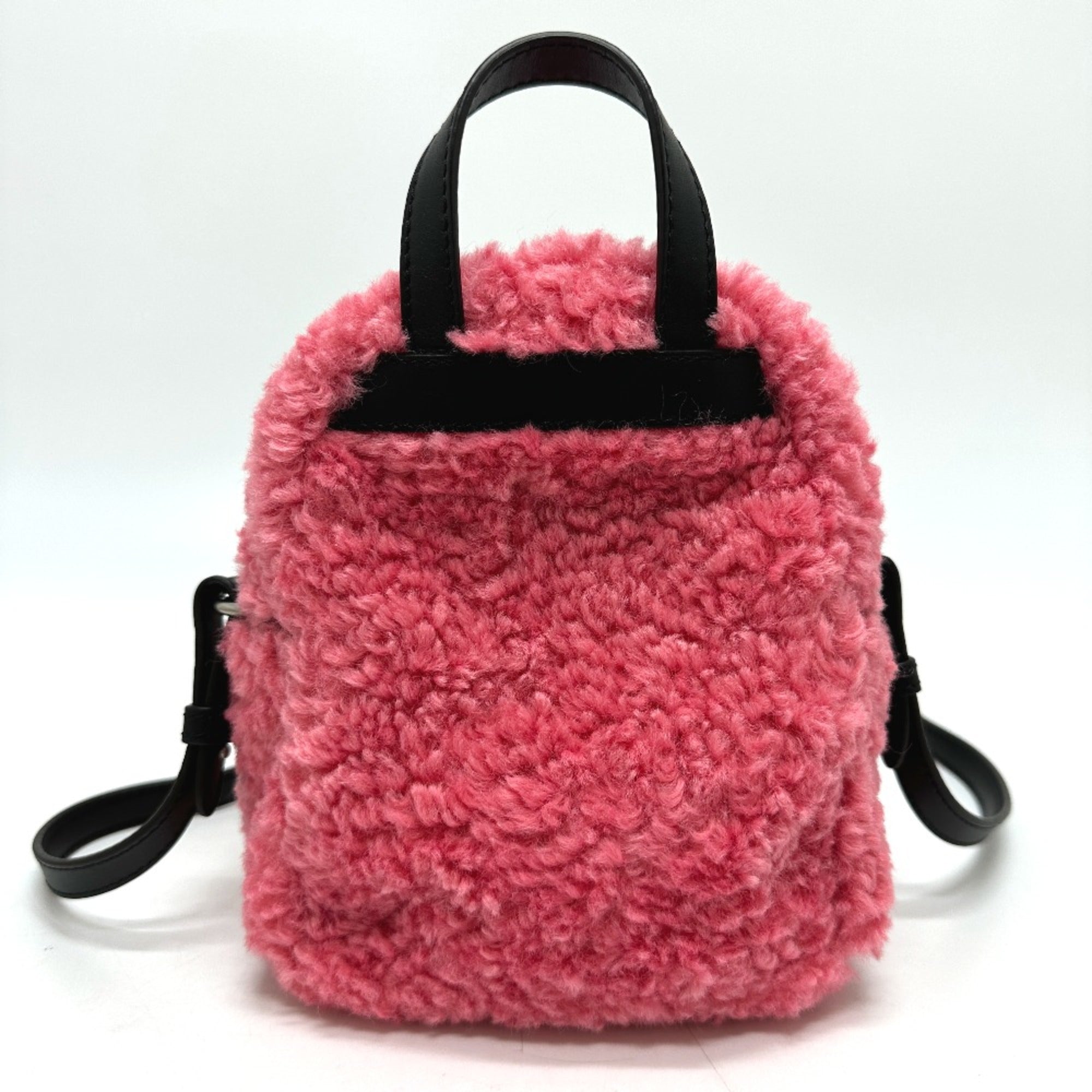 Moncler Pink Polyester Shoulder Bag (Pre-Owned)