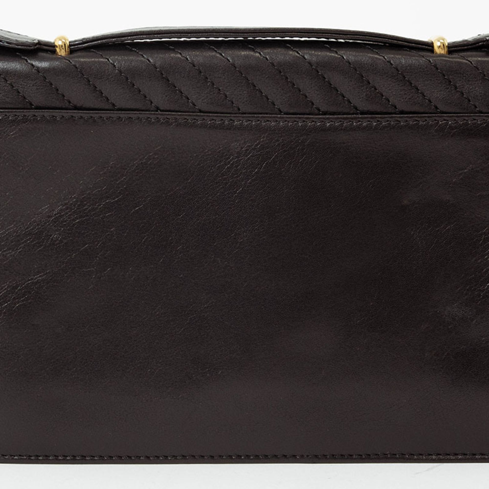 Celine Black Leather Shoulder Bag (Pre-Owned)