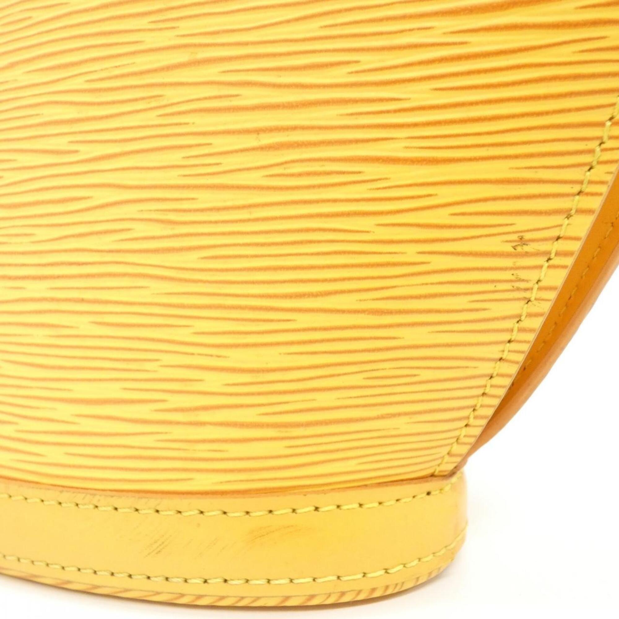 Louis Vuitton Yellow Leather Handbag (Pre-Owned)