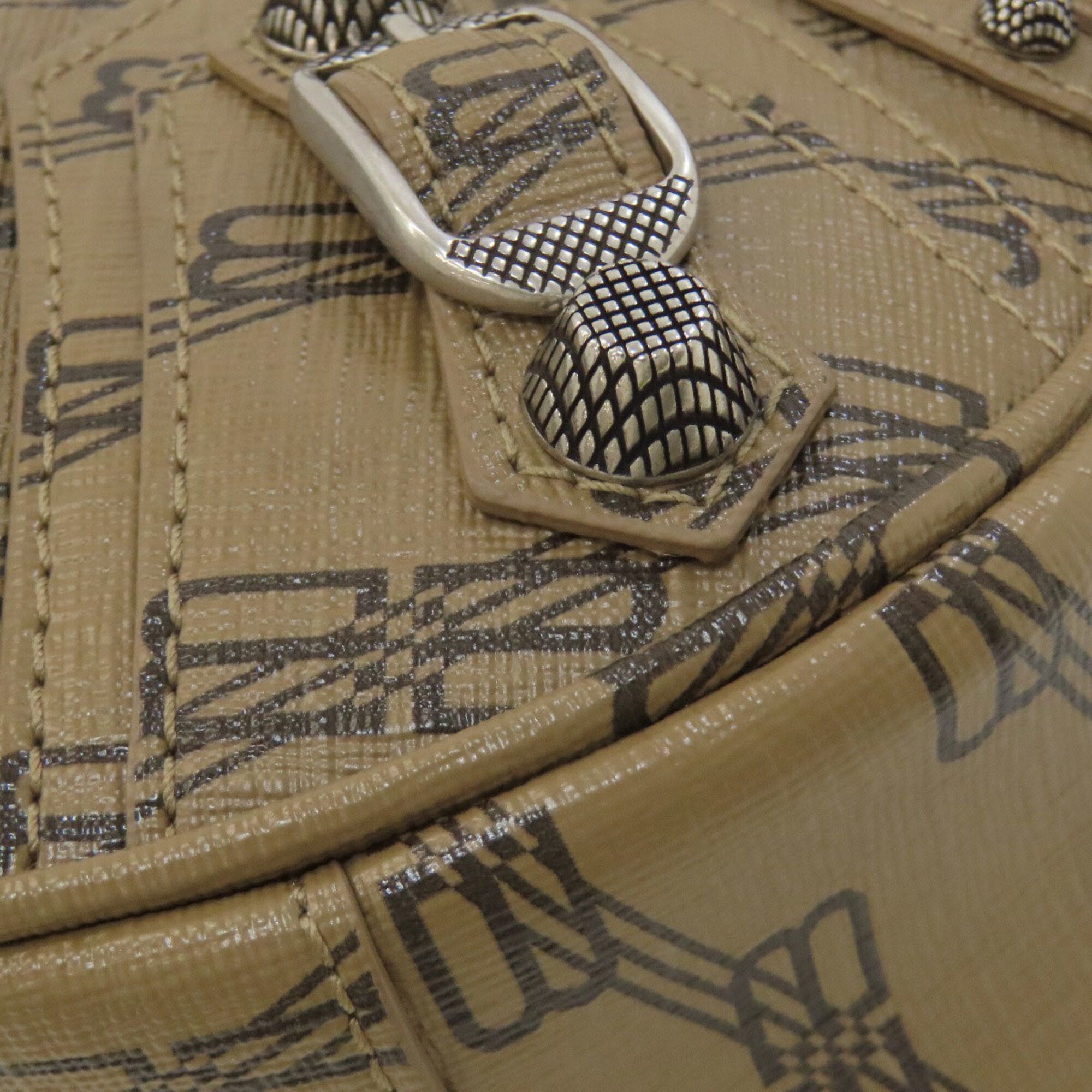 Balenciaga Brown Coated Canvas Handbag (Pre-Owned)