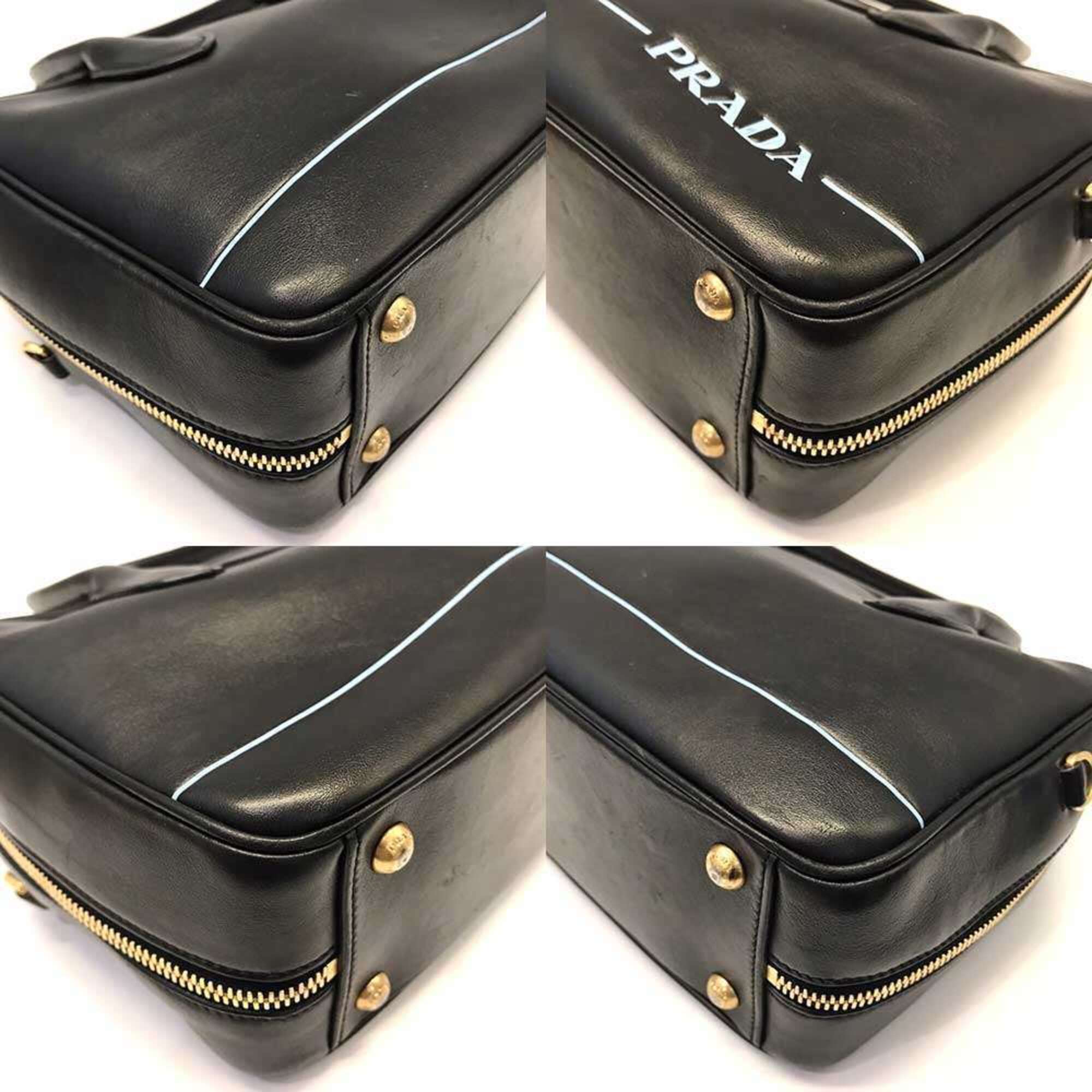 Prada Mirage Black Handbag (Pre-Owned)