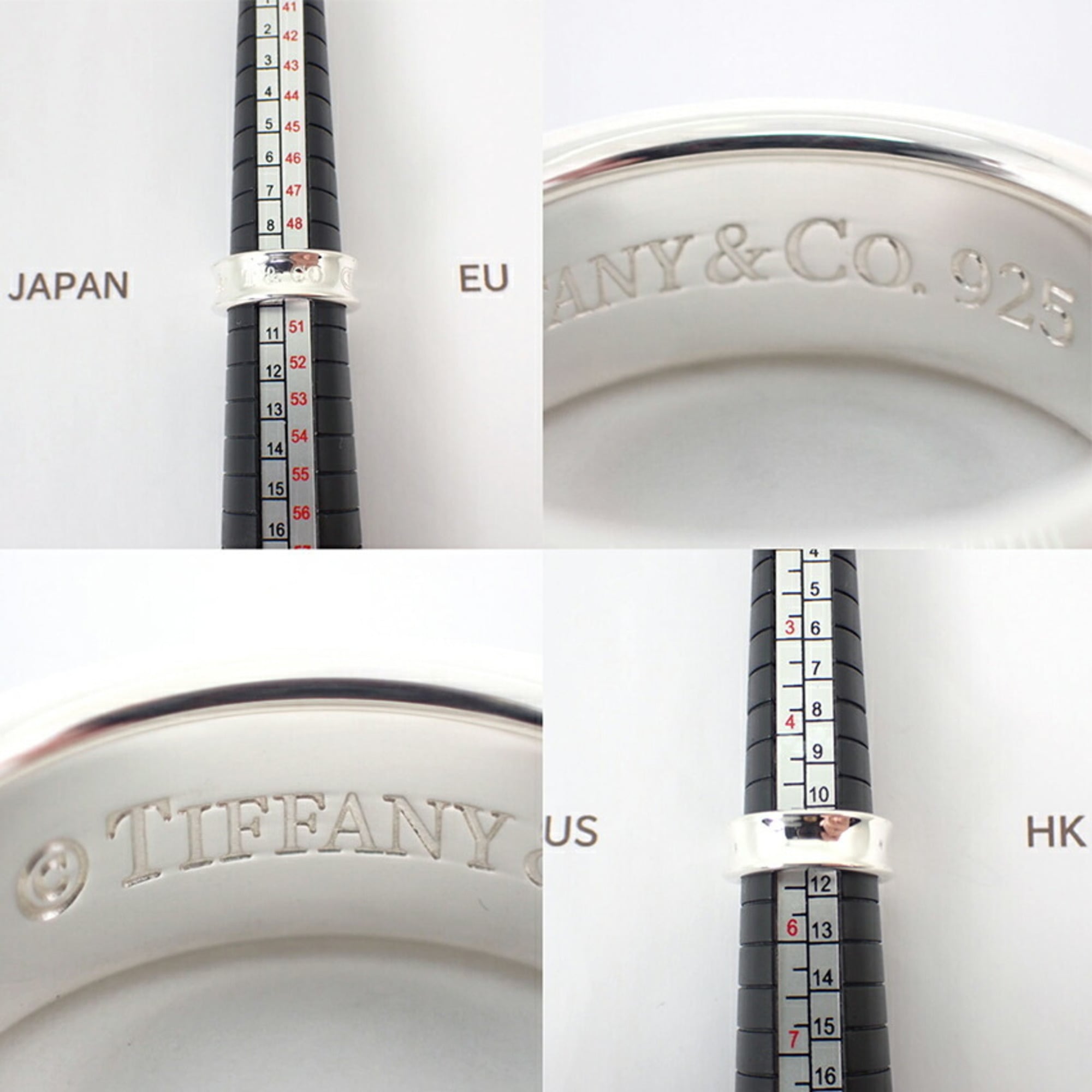 Tiffany Silver Sterling Silver 925 Band Ring (Pre-Owned)