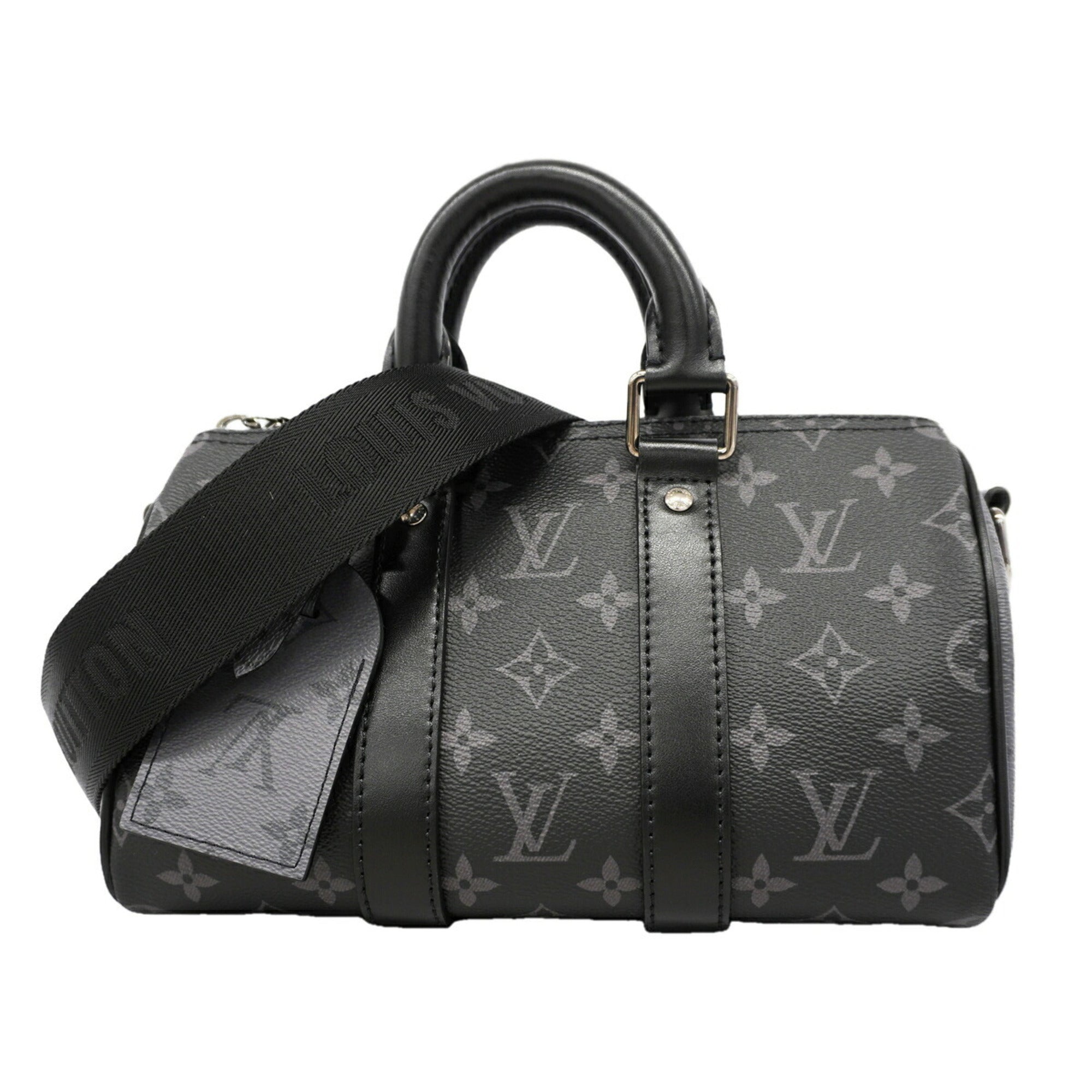 Louis Vuitton Black Gray Handbag (Pre-Owned)