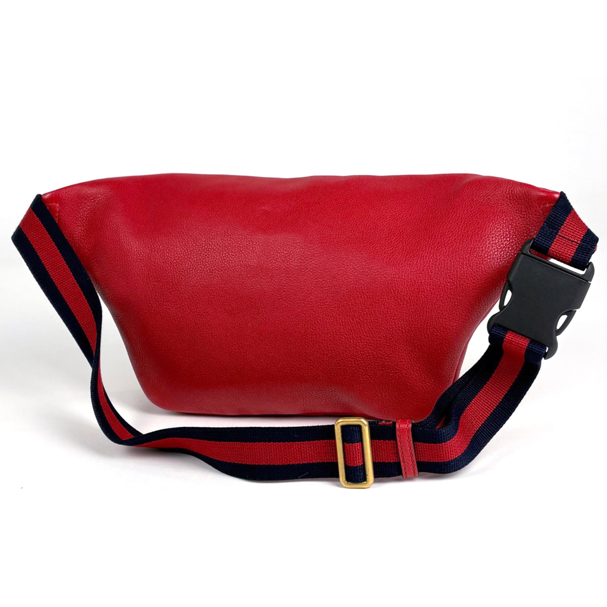 Gucci Red Color Leather Sling Bag (Pre-Owned)