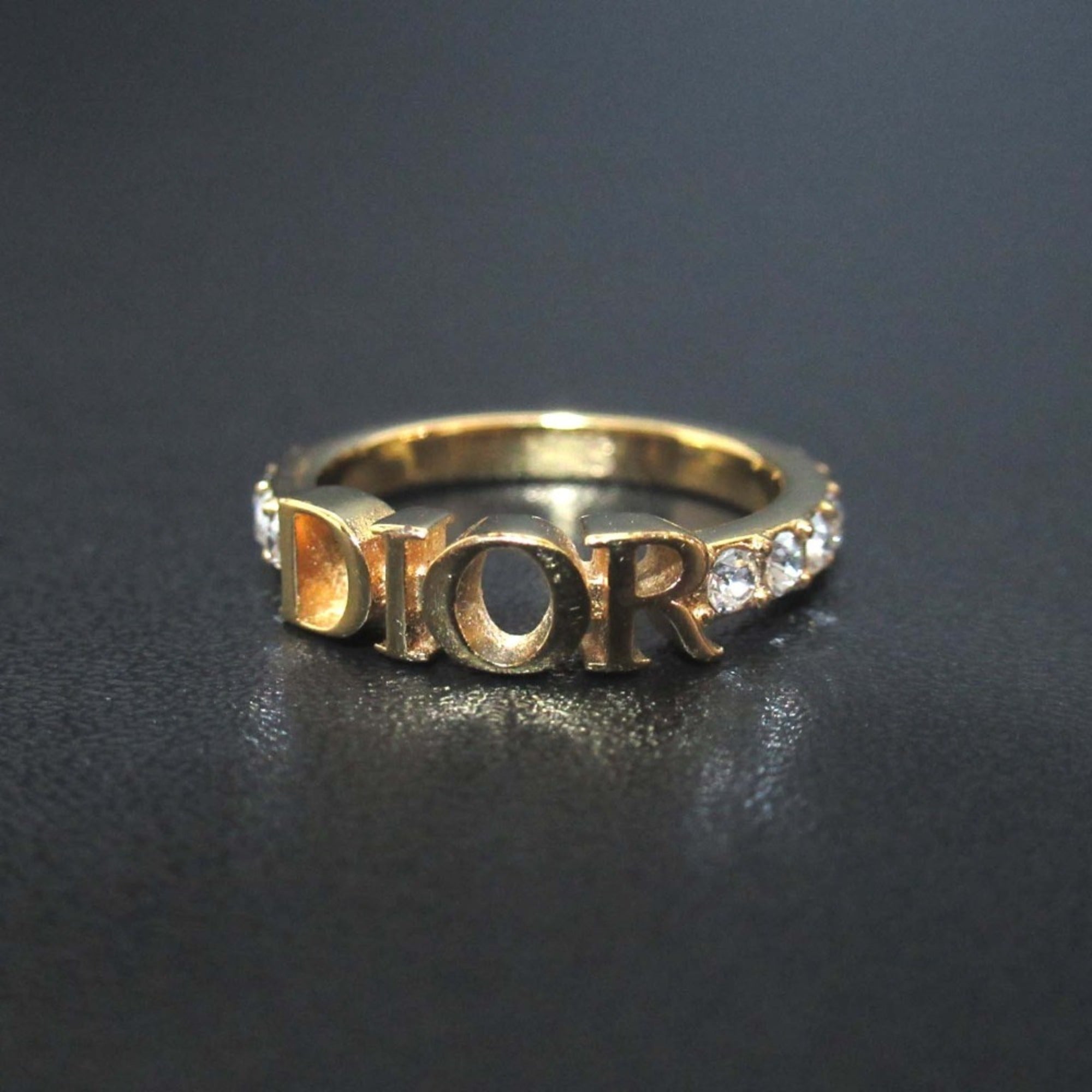 Christian Dior Gold Band Ring (Pre-Owned)