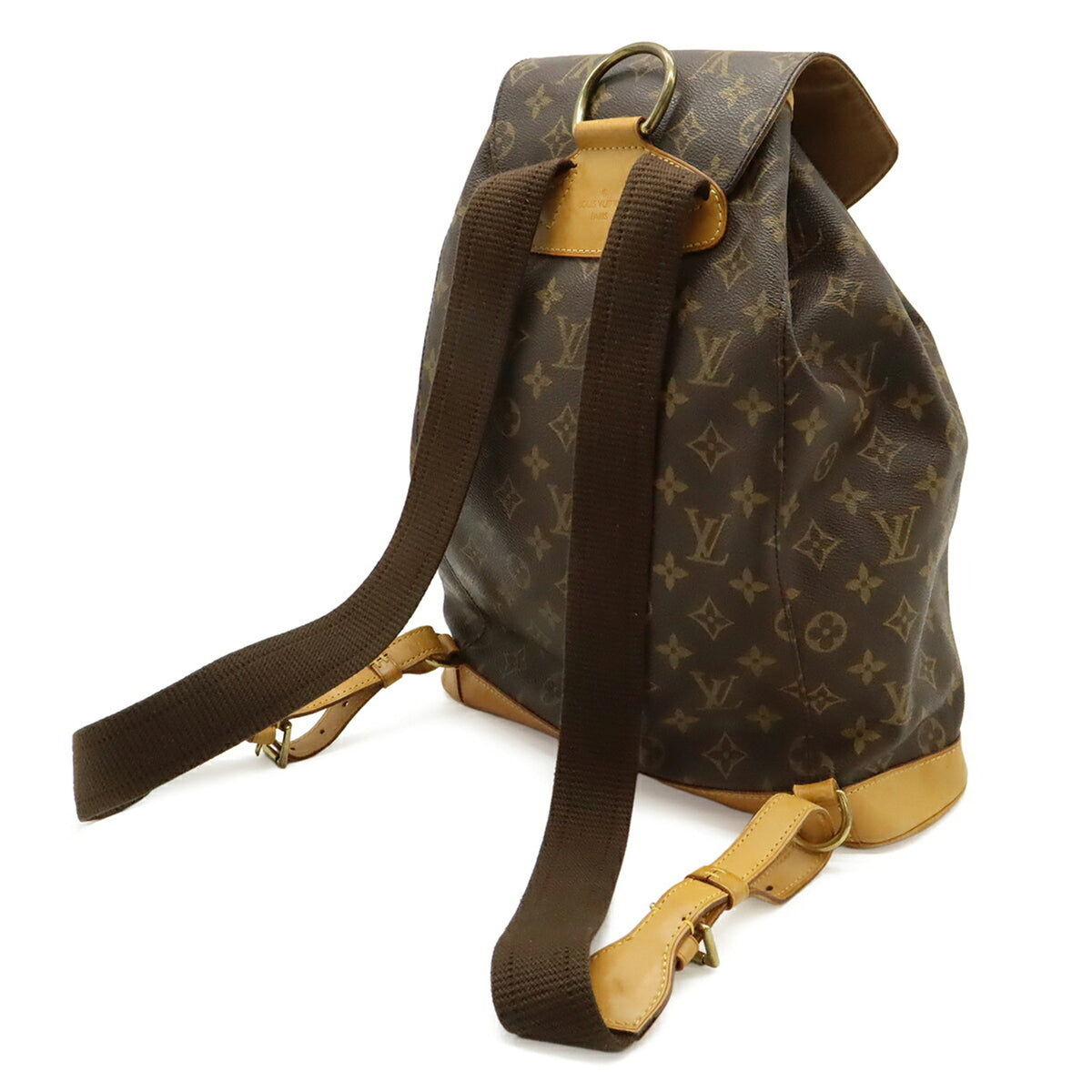 Louis Vuitton Brown Monogram Monogram Backpack Shoulder Bag (Pre-Owned)