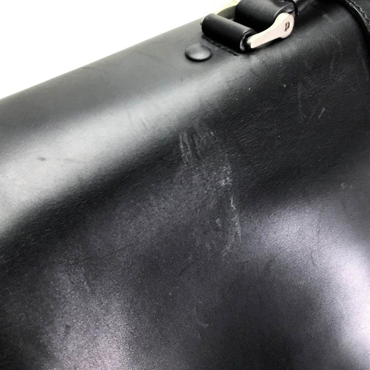 Prada Black Nylon Leather Handbag (Pre-Owned)