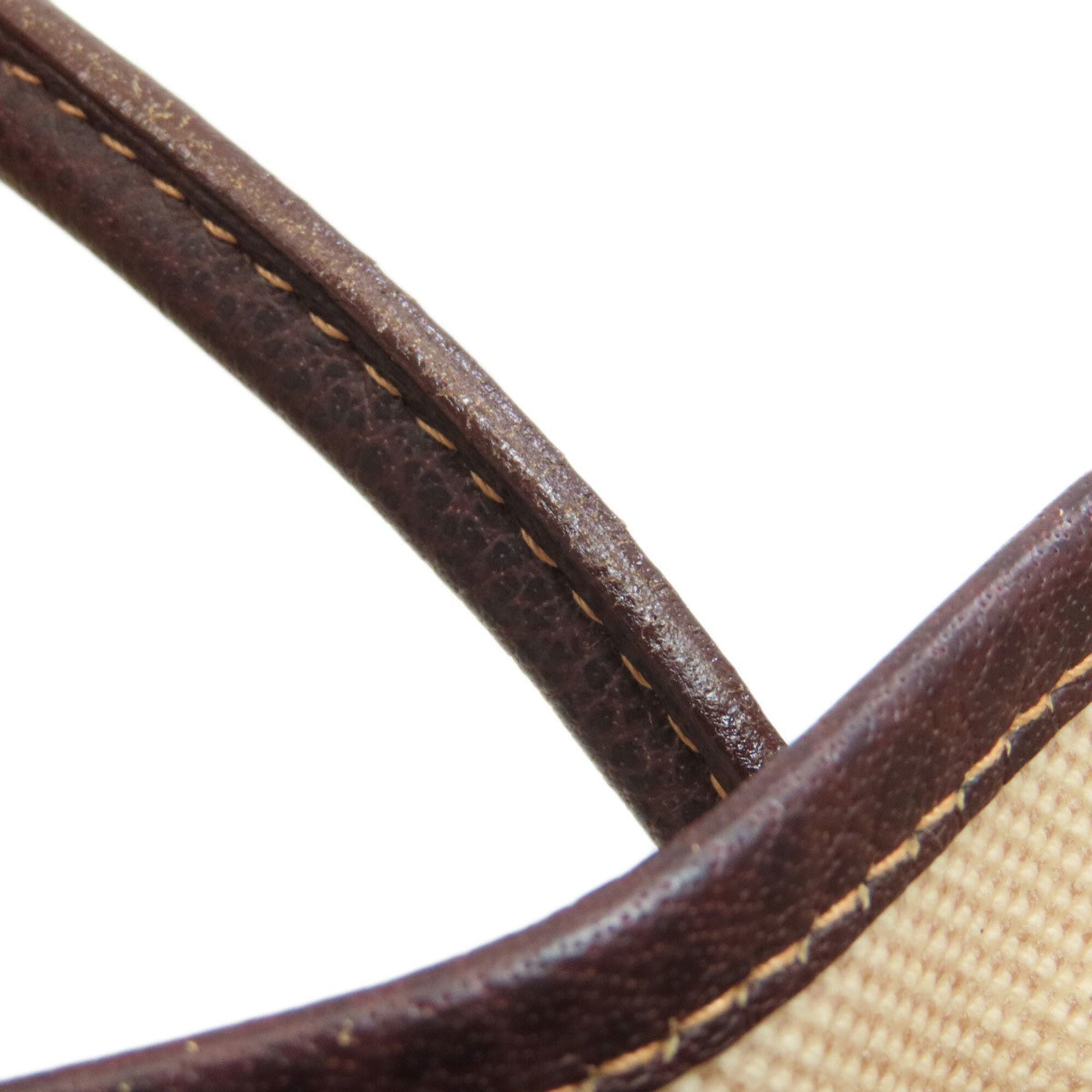 Hermes Marron Toile H Handbag (Pre-Owned)