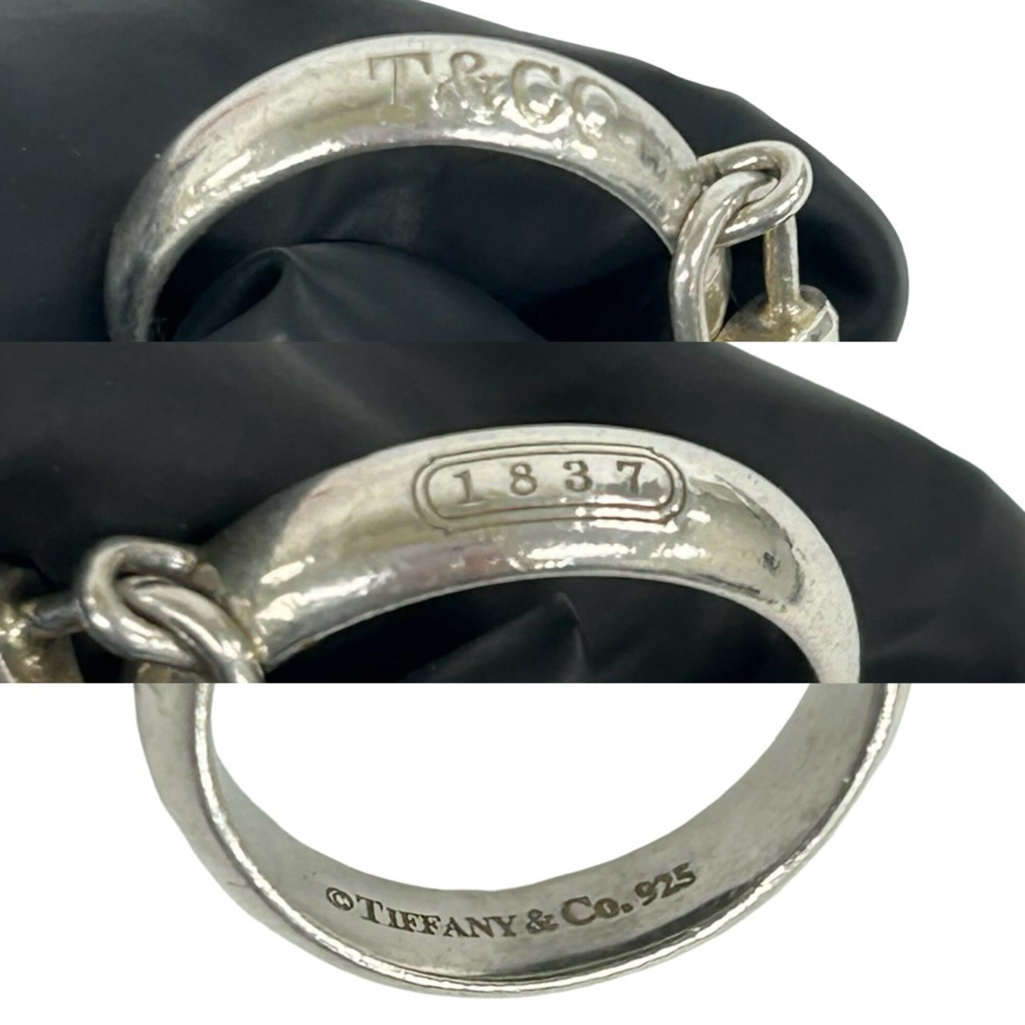 Tiffany Silver Silver 925 Band Ring (Pre-Owned)