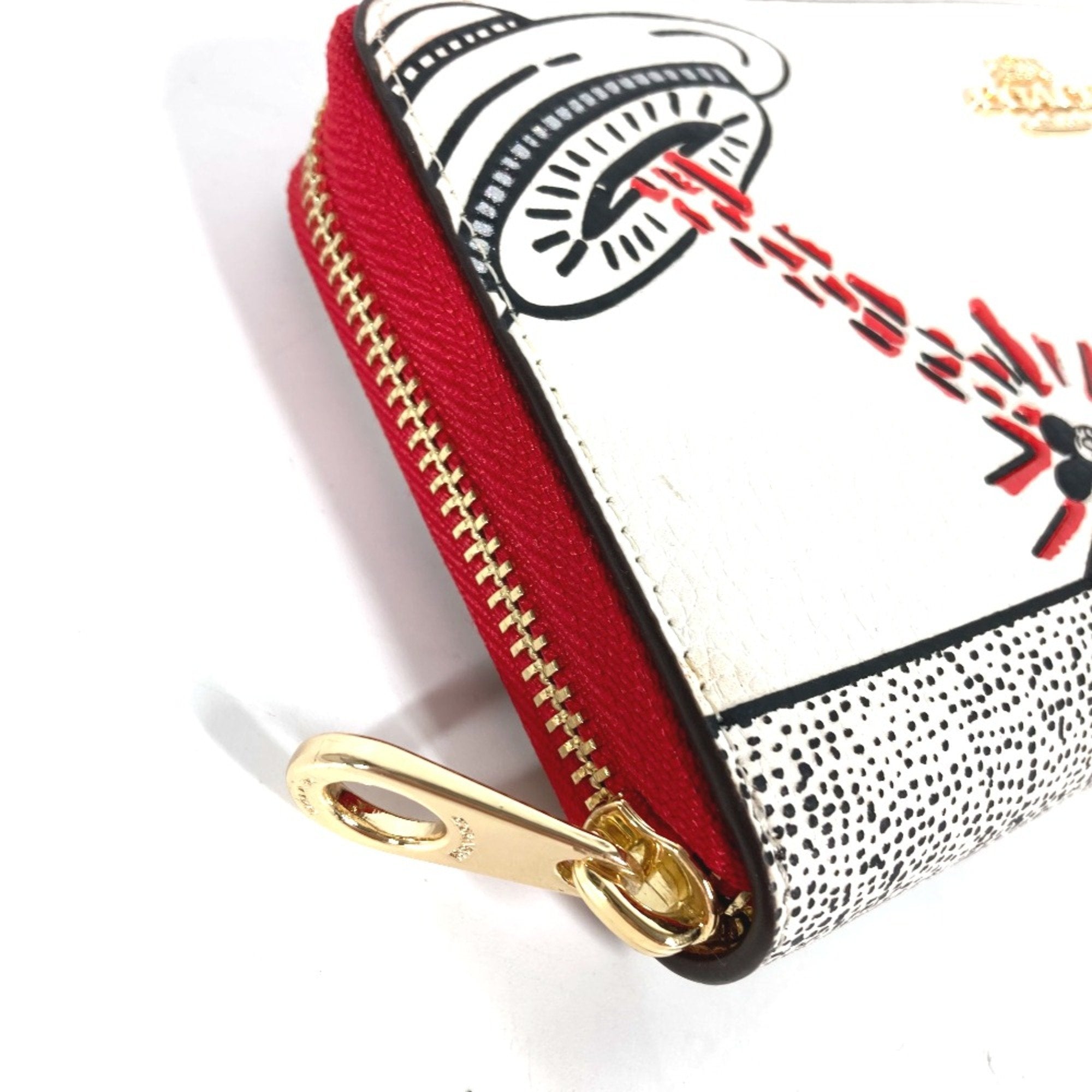 Coach White Leather Long Wallet (Bi-Fold) (Pre-Owned)
