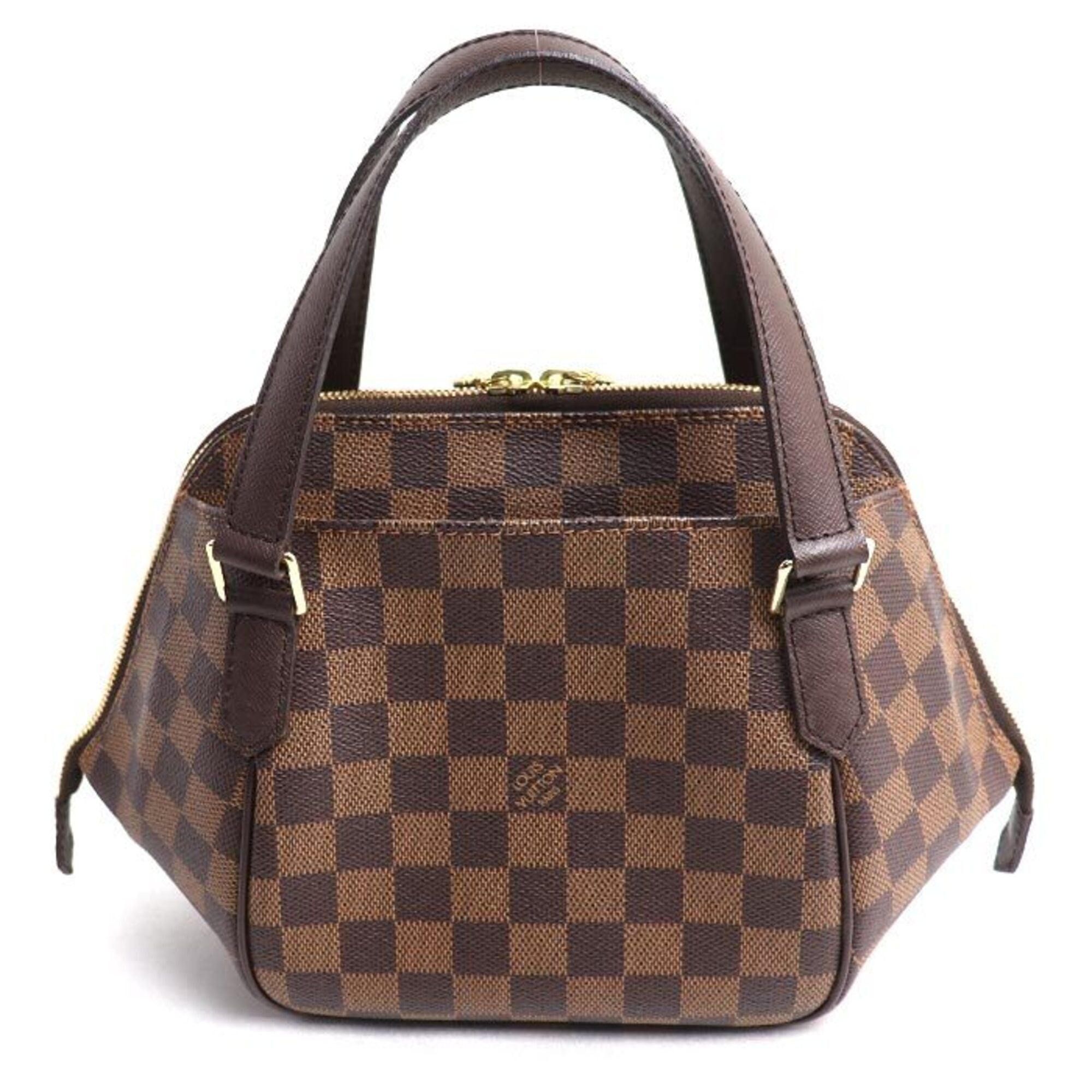Louis Vuitton Gold Damier Canvas Handbag (Pre-Owned)