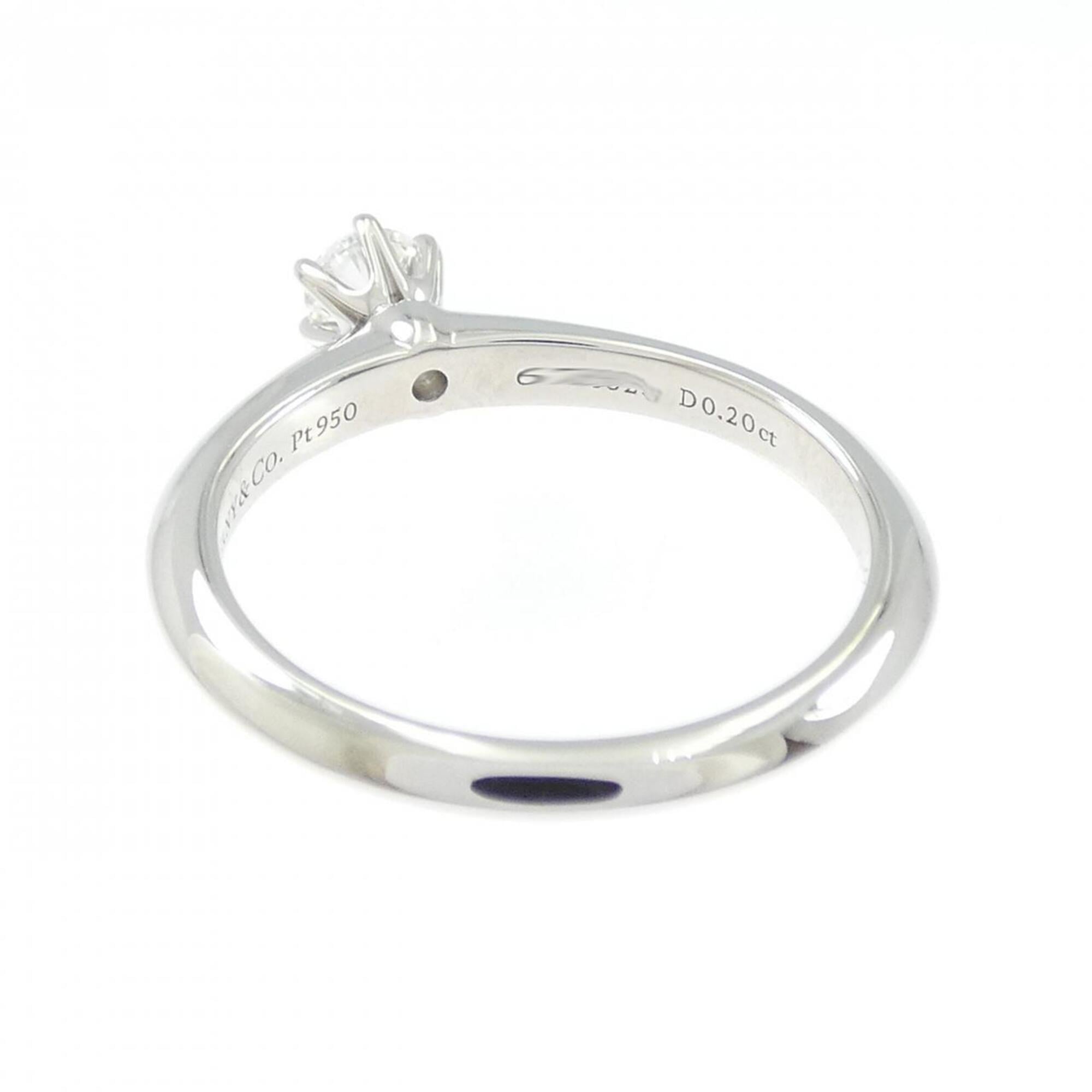 Tiffany Platinum 950 Band Ring (Pre-Owned)