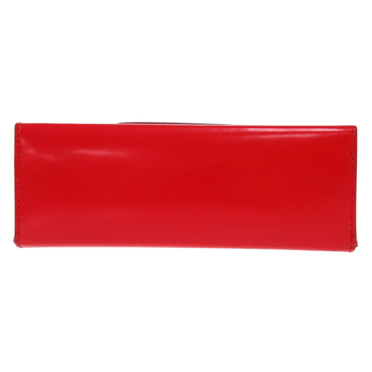 Salvatore Ferragamo Red Color Leather Clutch Bag Shoulder Bag (Pre-Owned)
