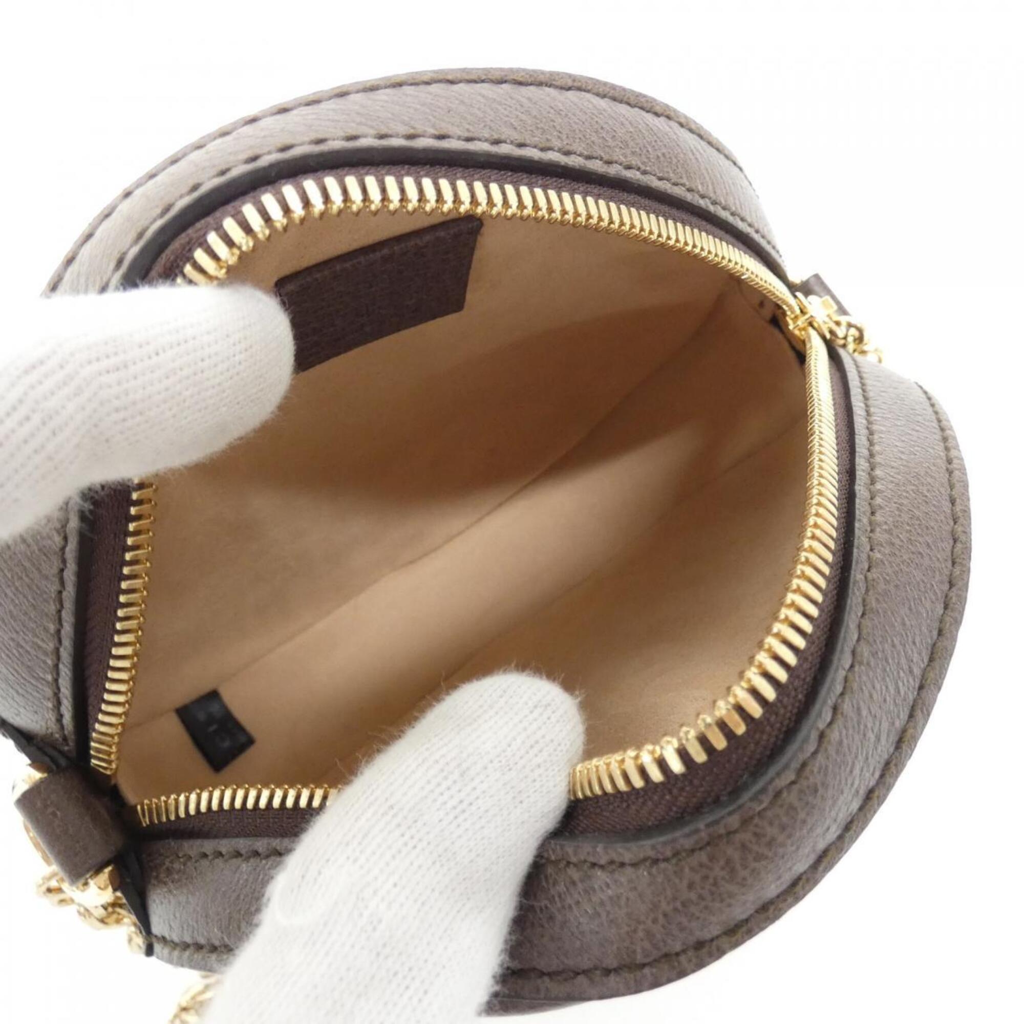 Gucci Ophidia Beige Brown Gg Supreme Canvas Shoulder Bag (Pre-Owned)