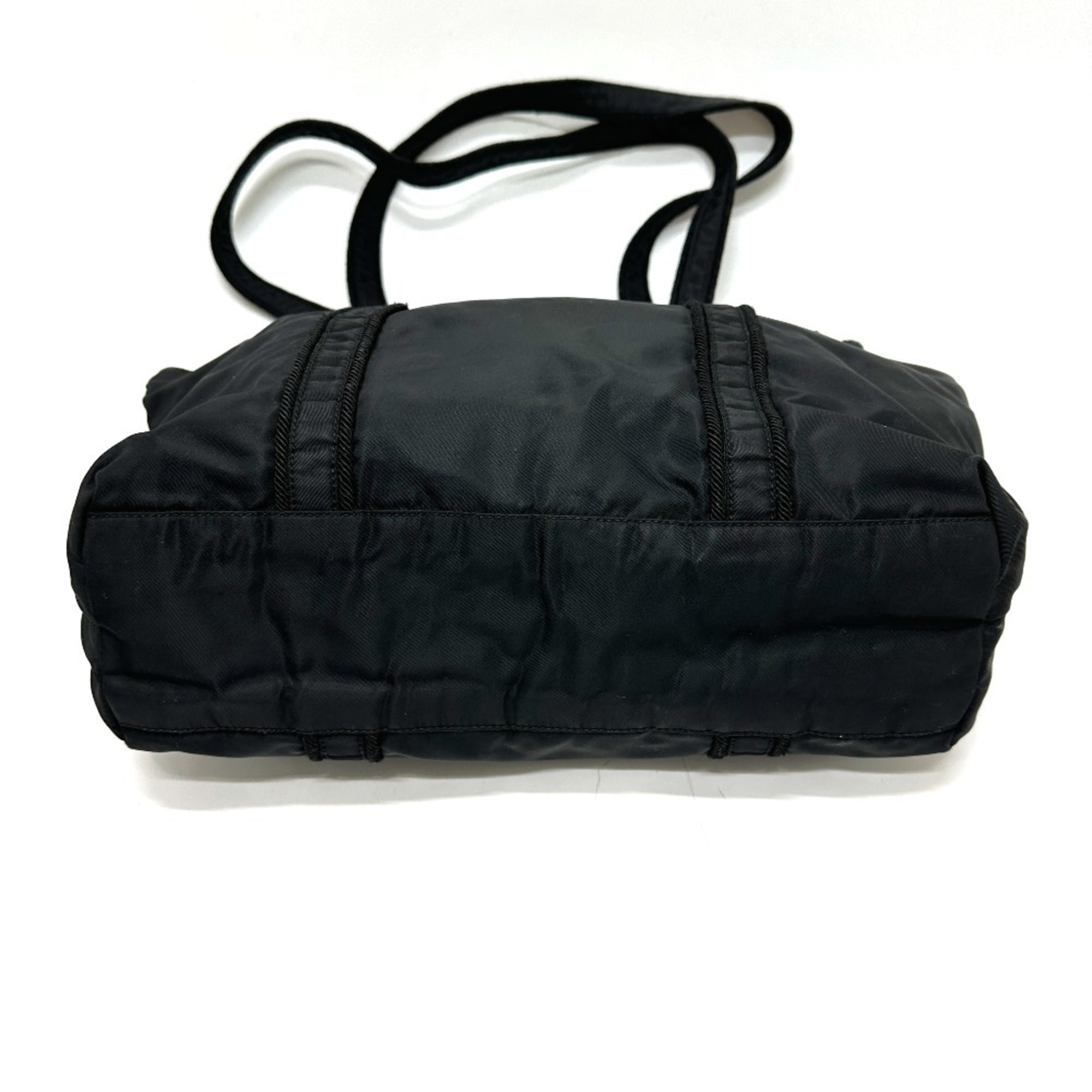 Prada Black Nylon Handbag Shoulder Bag Tote Bag (Pre-Owned)