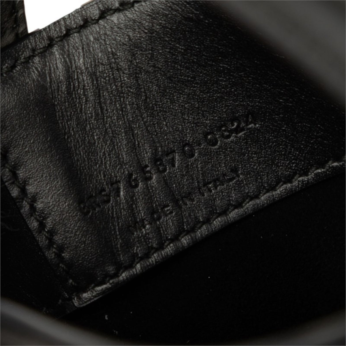 Saint Laurent Black Leather Handbag Shoulder Bag (Pre-Owned)