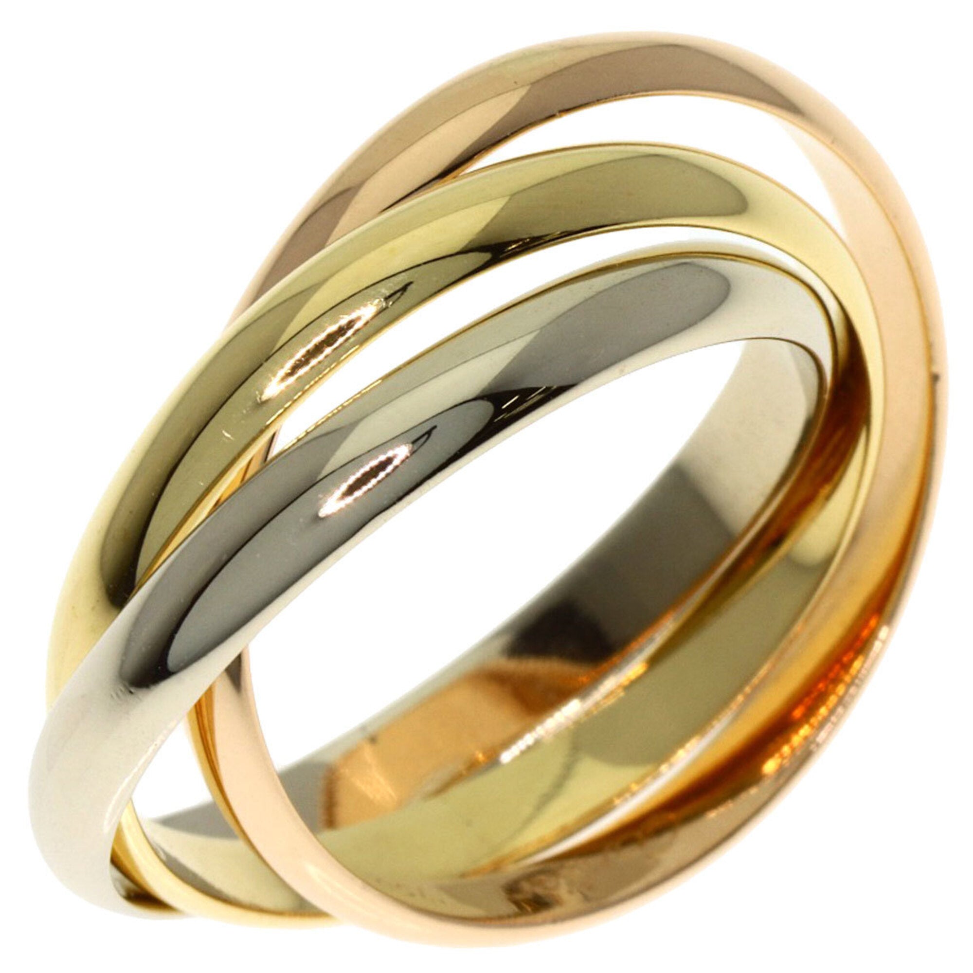 Cartier Yellow Gold (18K) Pink Gold (18K) White Gold (18K) Band Ring (Pre-Owned)