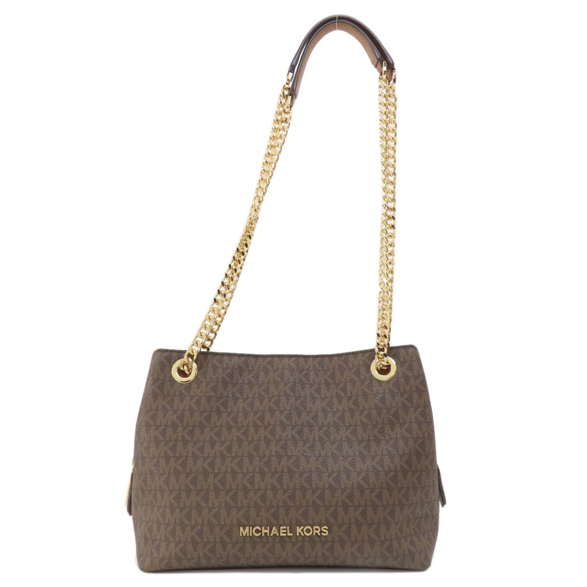 Michael Kors Brown Pvc Shoulder Bag (Pre-Owned)