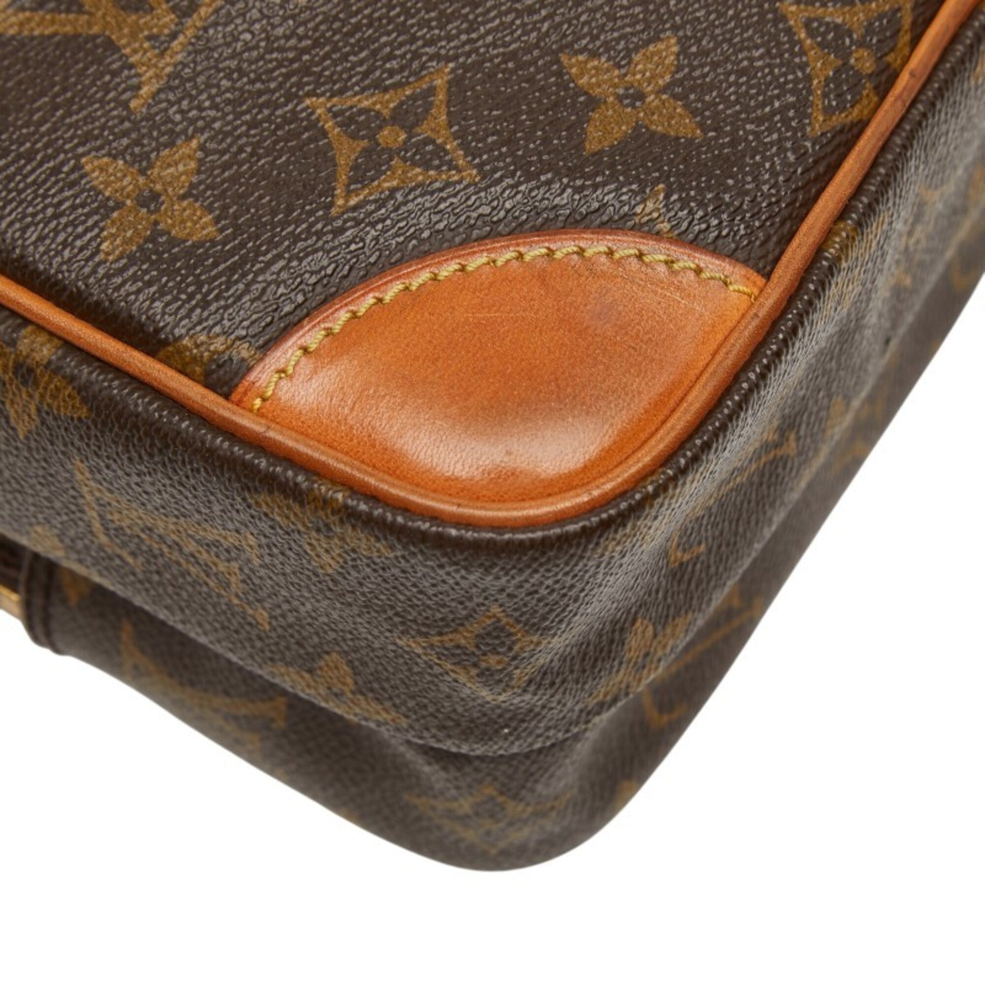 Louis Vuitton Brown Pvc Leather Shoulder Bag (Pre-Owned)