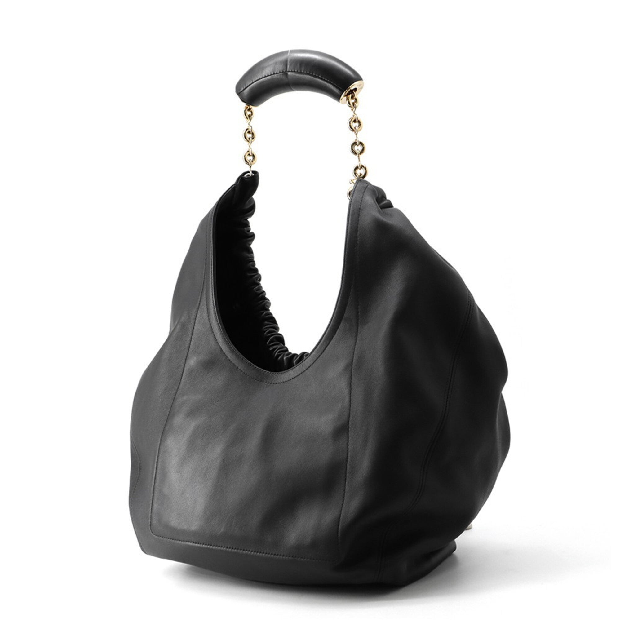 Loewe Black Leather Shoulder Bag (Pre-Owned)