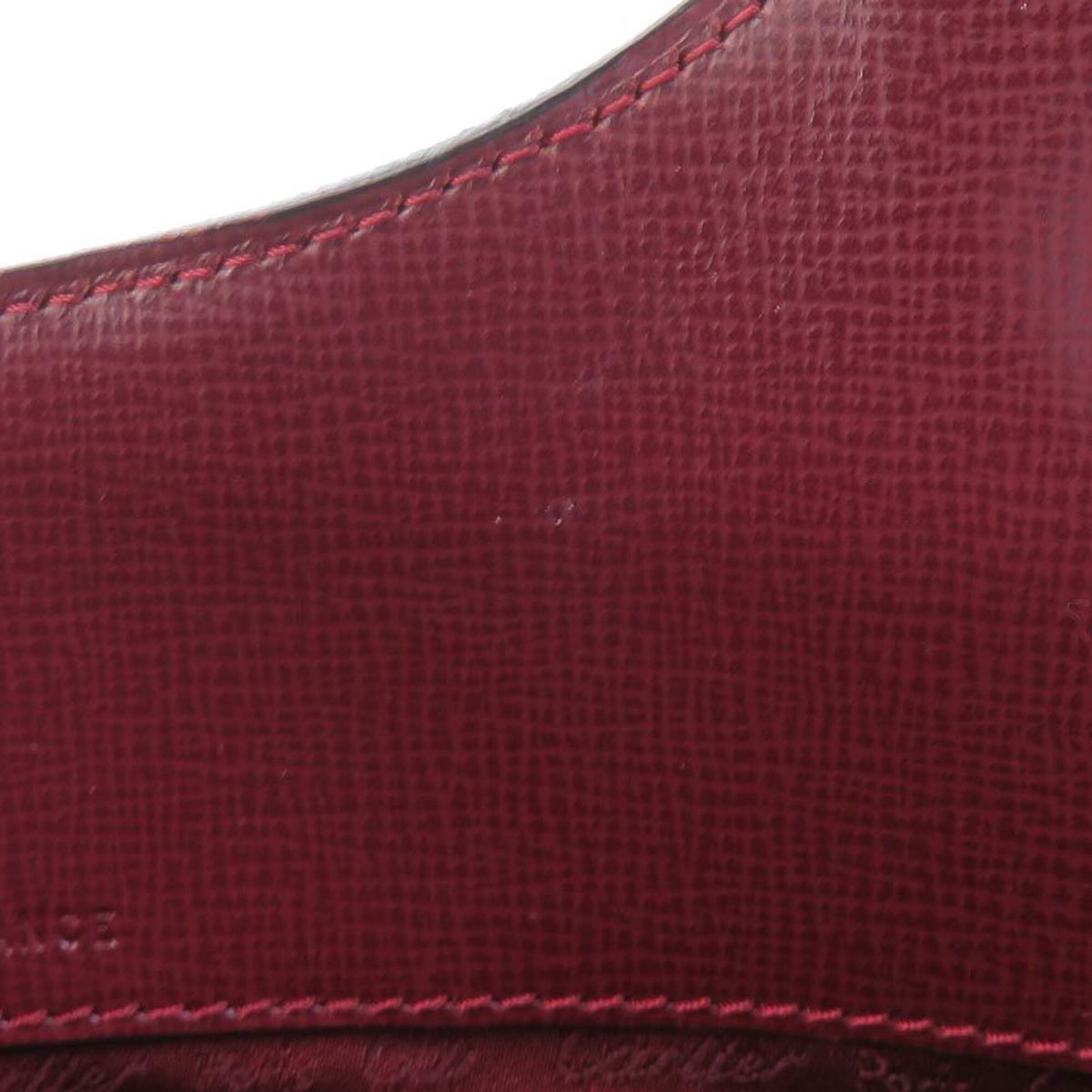 Cartier Burgundy Leather Shoulder Bag (Pre-Owned)
