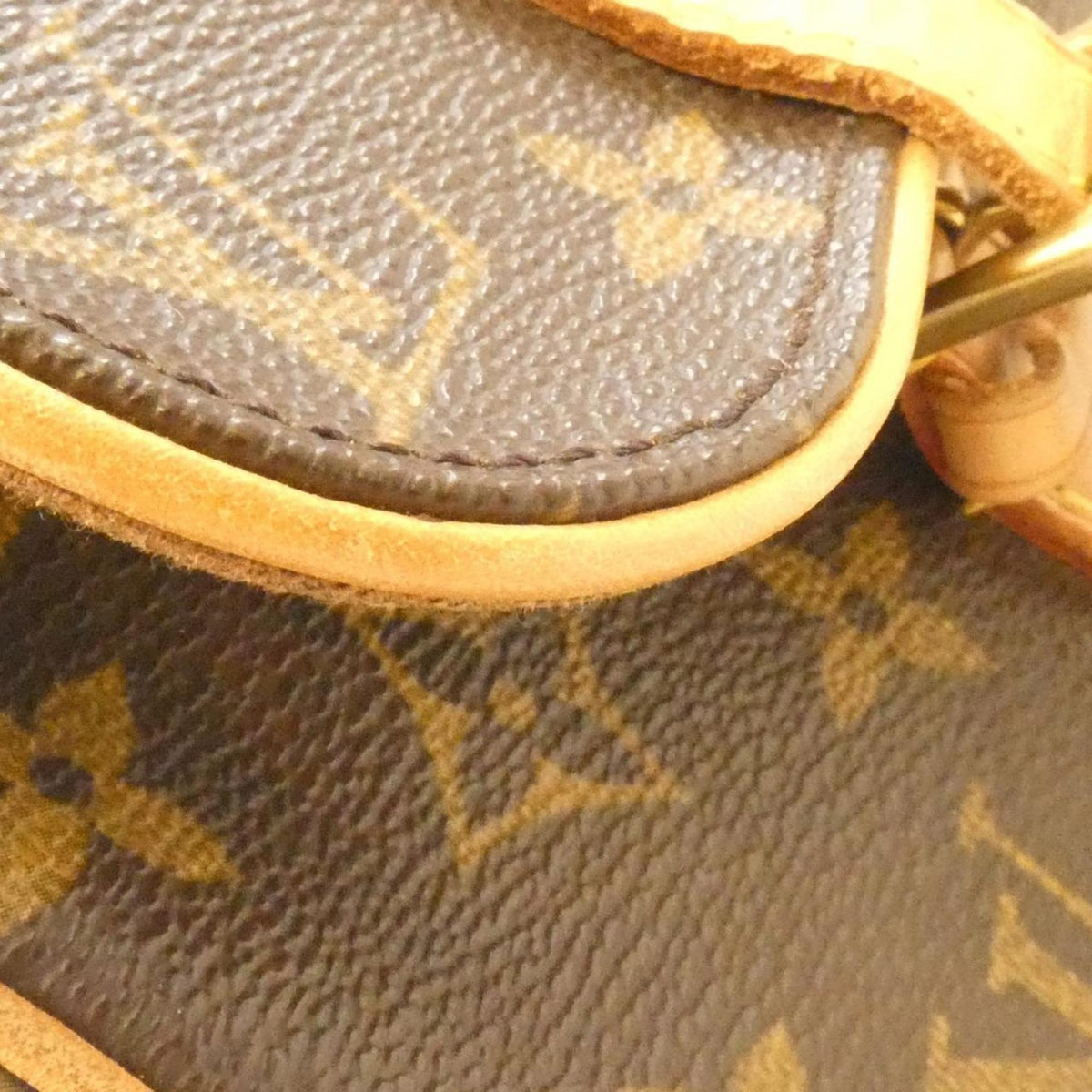 Louis Vuitton Brown Coated Canvas Backpack (Pre-Owned)