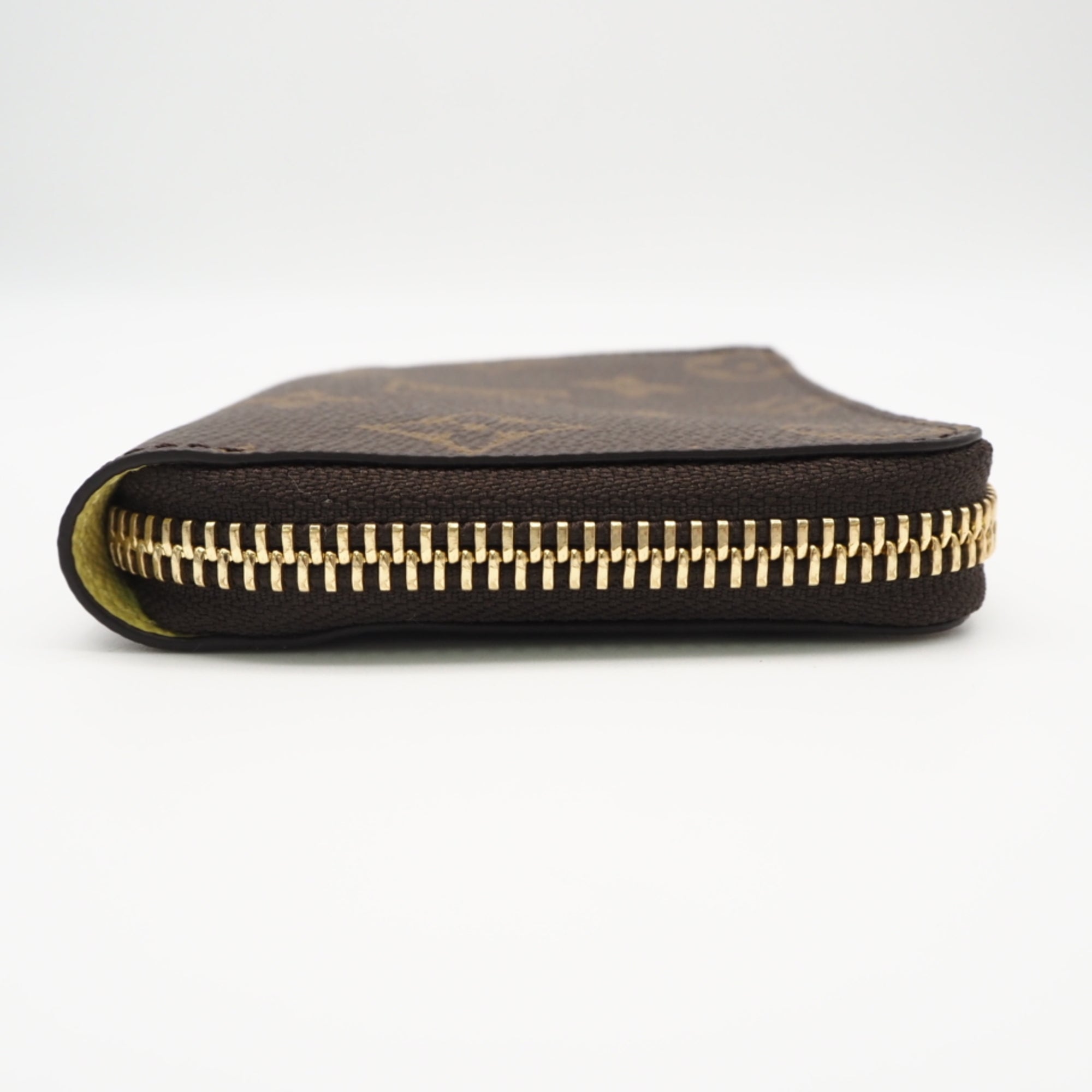 Louis Vuitton Beige Brown Yellow Coated Canvas Coin Purse/Coin Case (Pre-Owned)