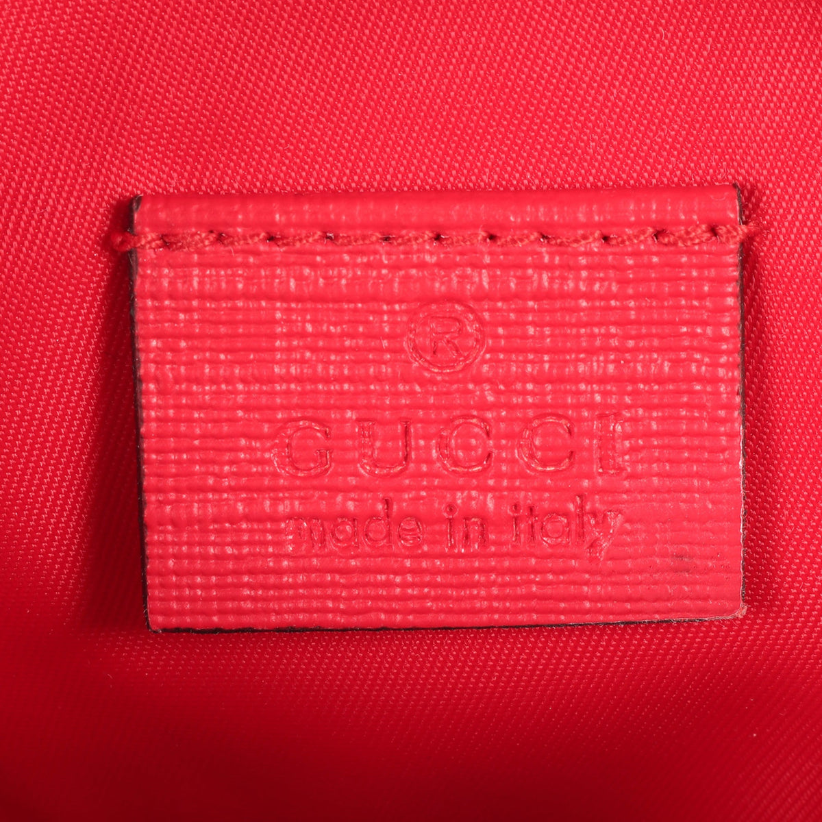 Gucci Beige Multi-Color Red Color Gg Canvas Fanny Pack Pouch (Pre-Owned)