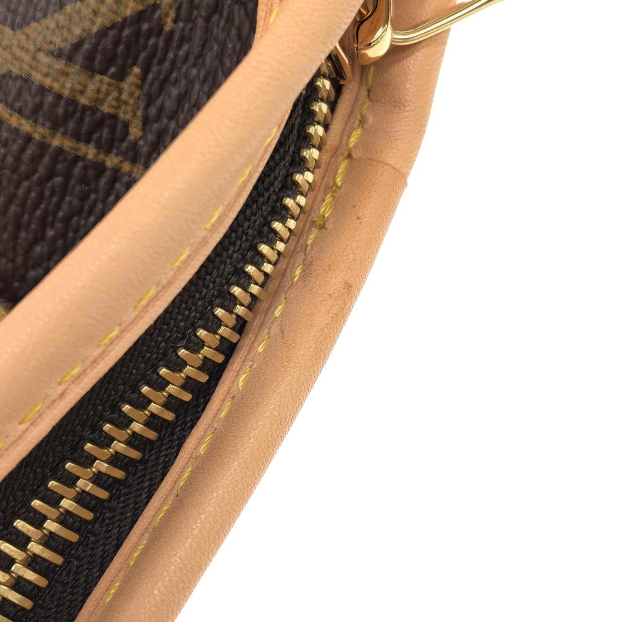 Louis Vuitton Brown Coated Canvas Handbag (Pre-Owned)