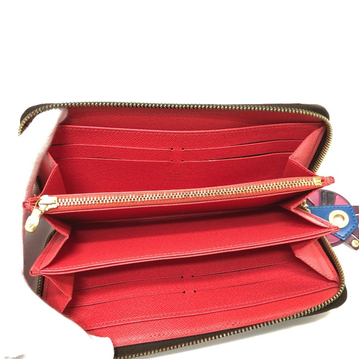 Louis Vuitton Monogram Brown Galle Monogram Multi-Color Red Color Monogram Coin Purse/Coin Case (Pre-Owned)