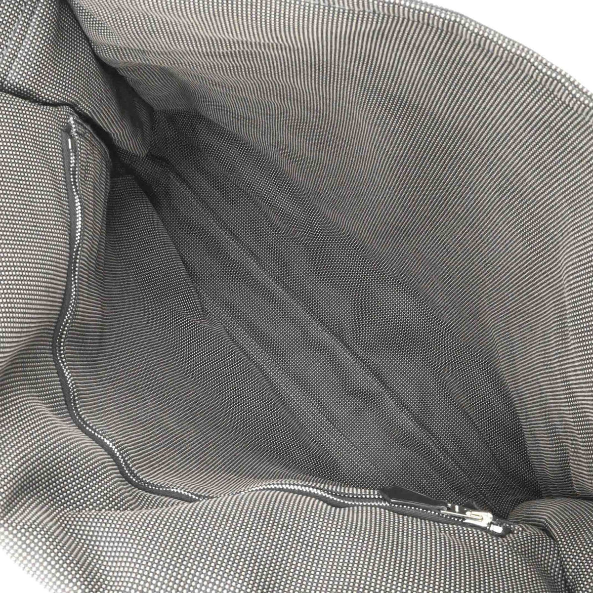 Hermes Gray Nylon Canvas Shoulder Bag (Pre-Owned)