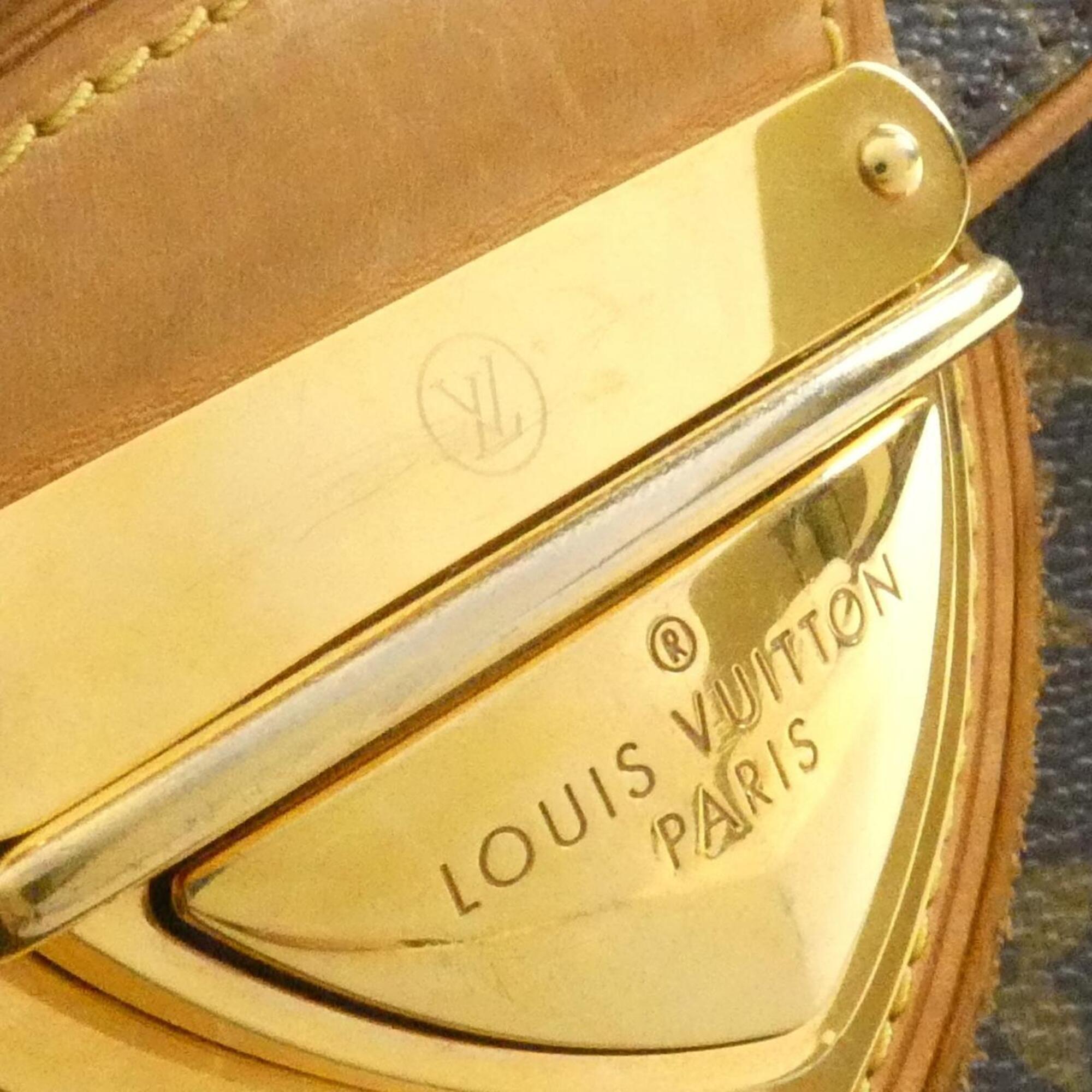 Louis Vuitton Brown Coated Canvas Shoulder Bag (Pre-Owned)