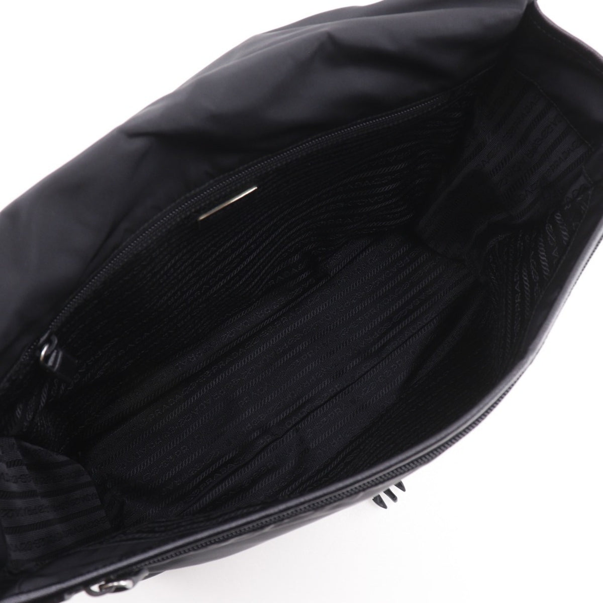 Prada Black Nero Nylon Shoulder Bag (Pre-Owned)