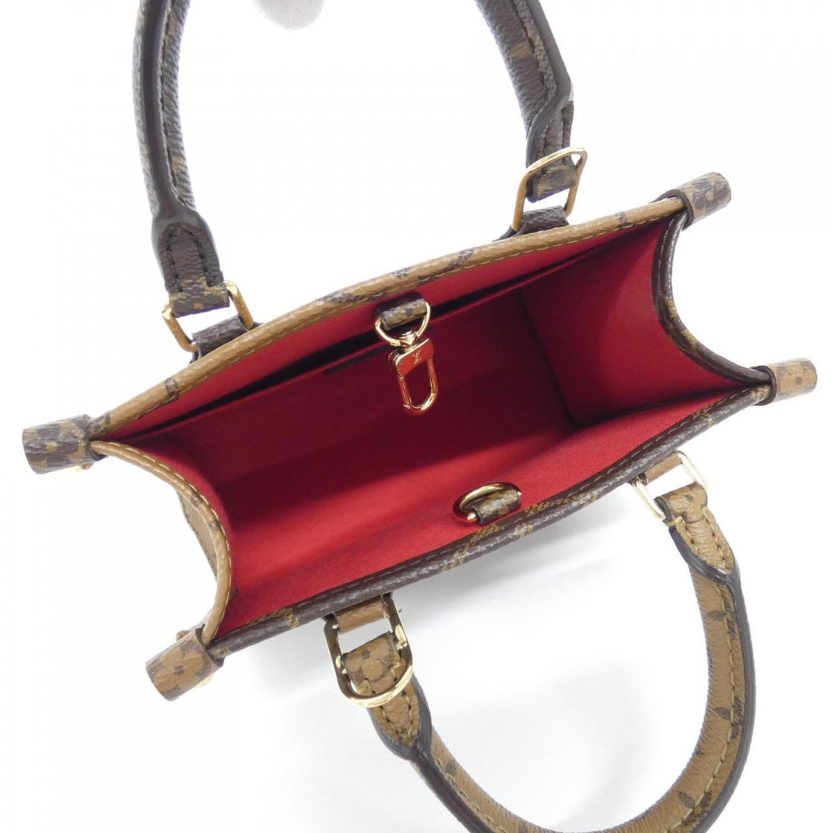 Louis Vuitton Marron Coated Canvas Handbag (Pre-Owned)