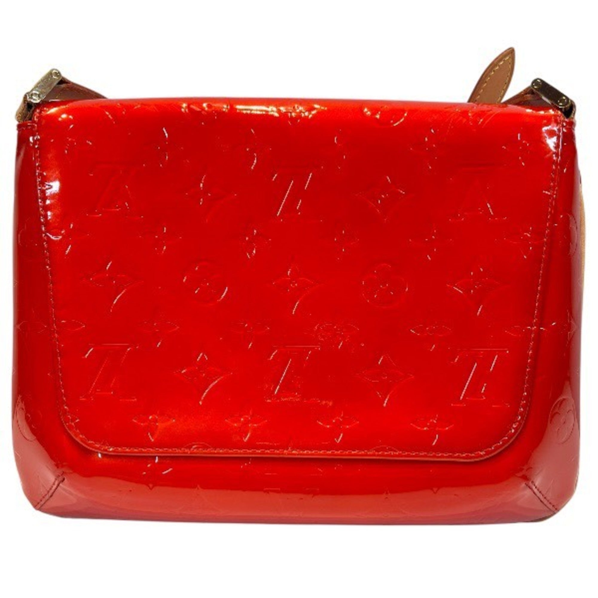 Louis Vuitton Rouge Vernis Handbag Shoulder Bag (Pre-Owned)