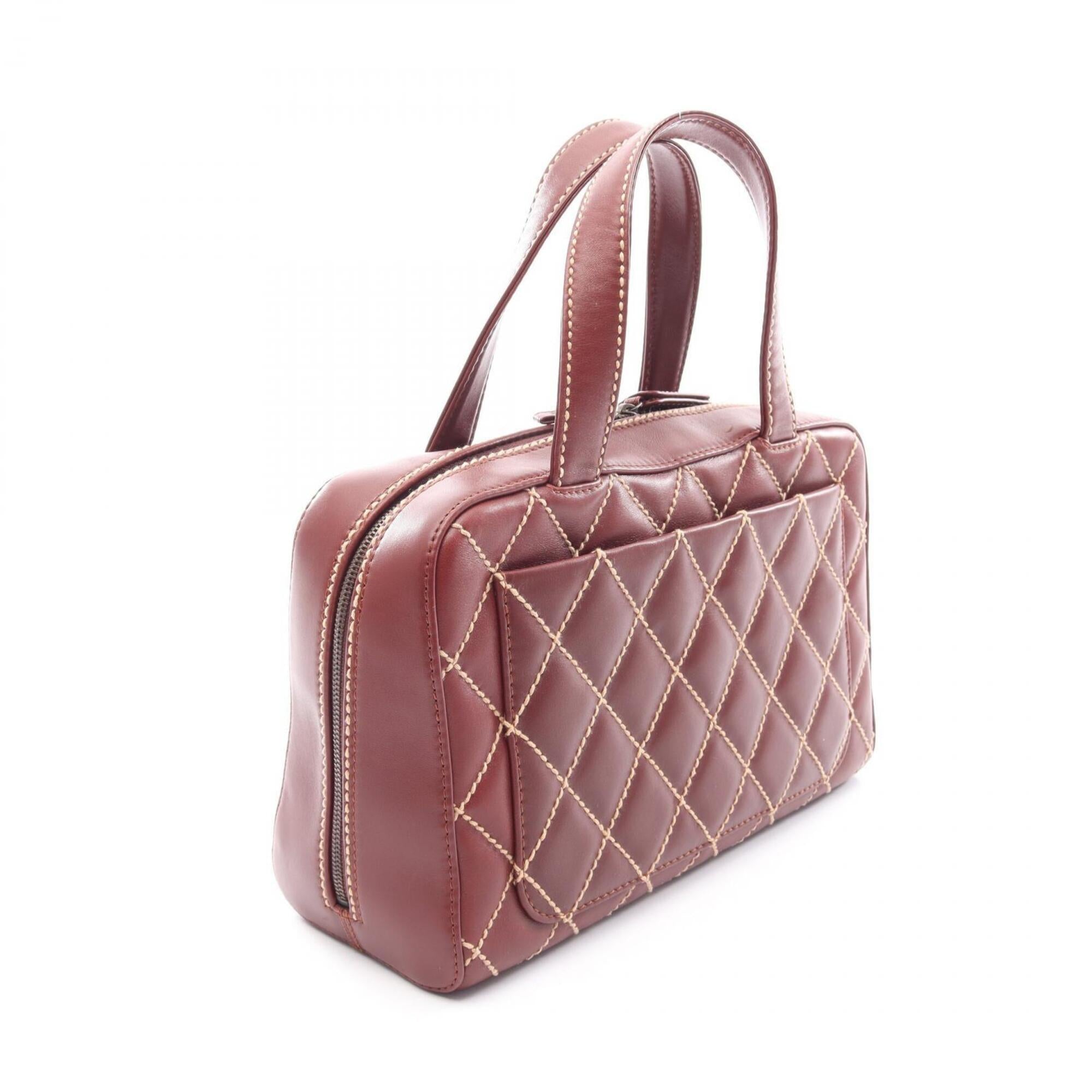 Chanel Brown Leather Handbag (Pre-Owned)