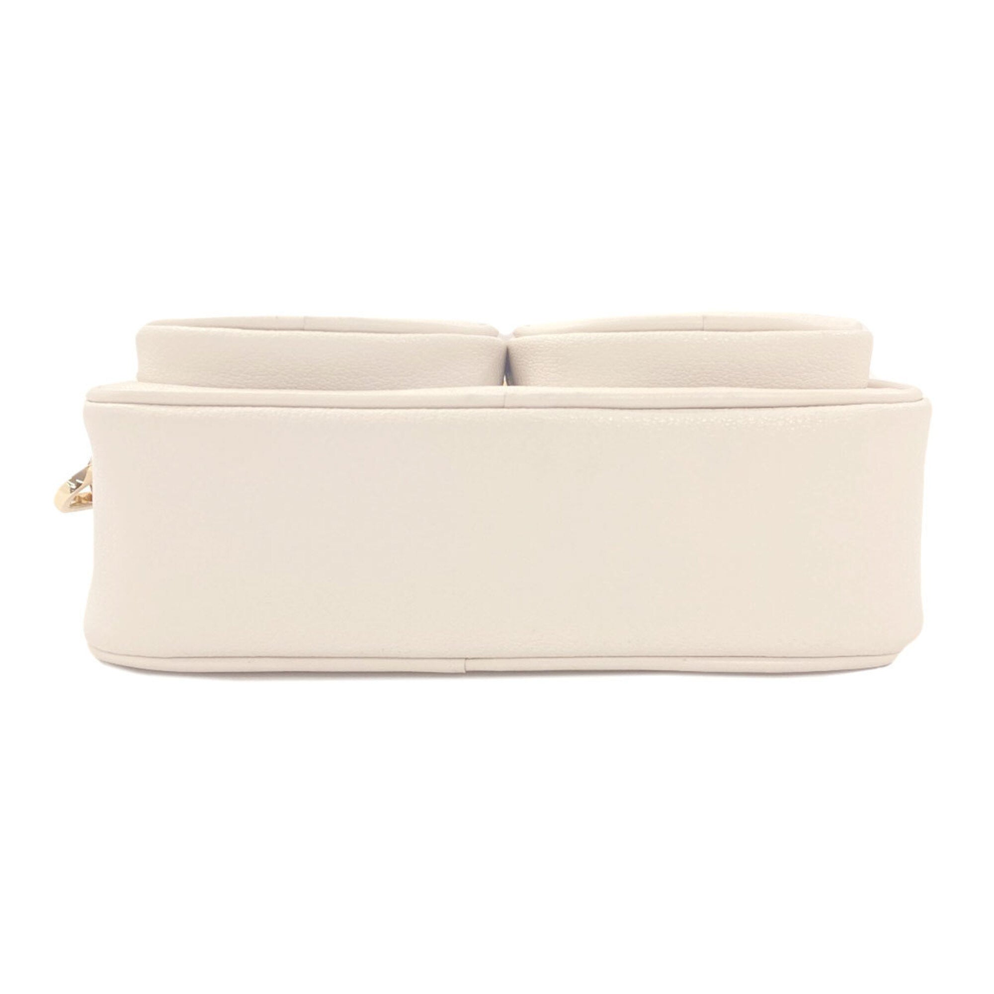 Michael Kors White Leather Shoulder Bag (Pre-Owned)