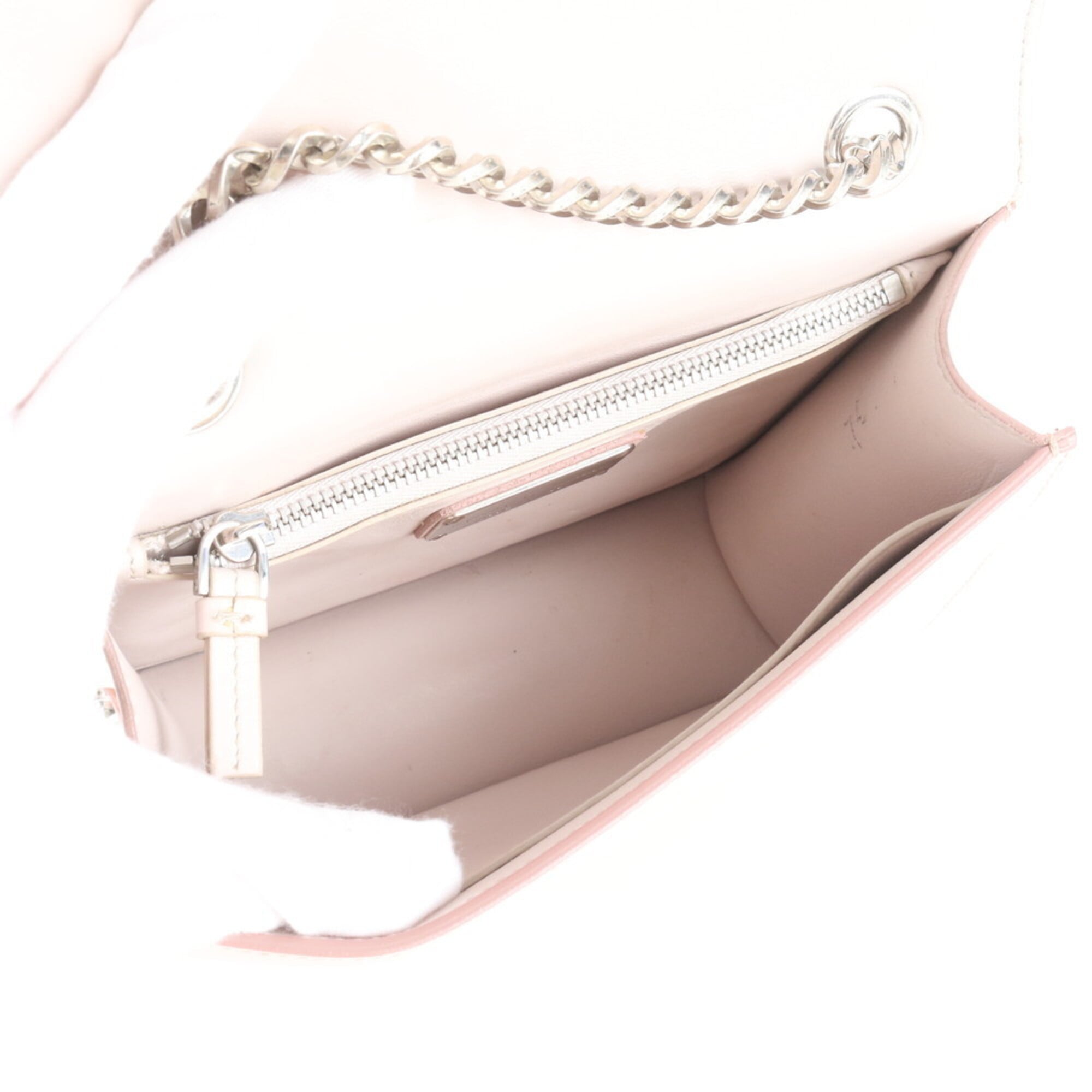 Salvatore Ferragamo Pink Leather Shoulder Bag (Pre-Owned)