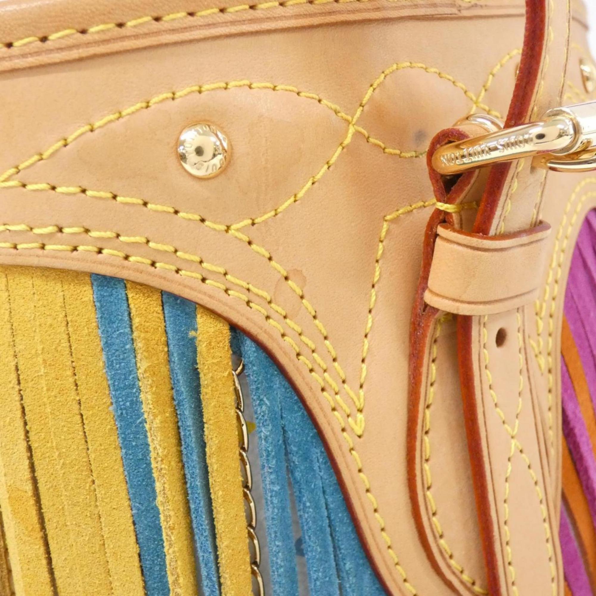 Louis Vuitton Multi-Color White Monogram Multicolore Handbag (Pre-Owned)